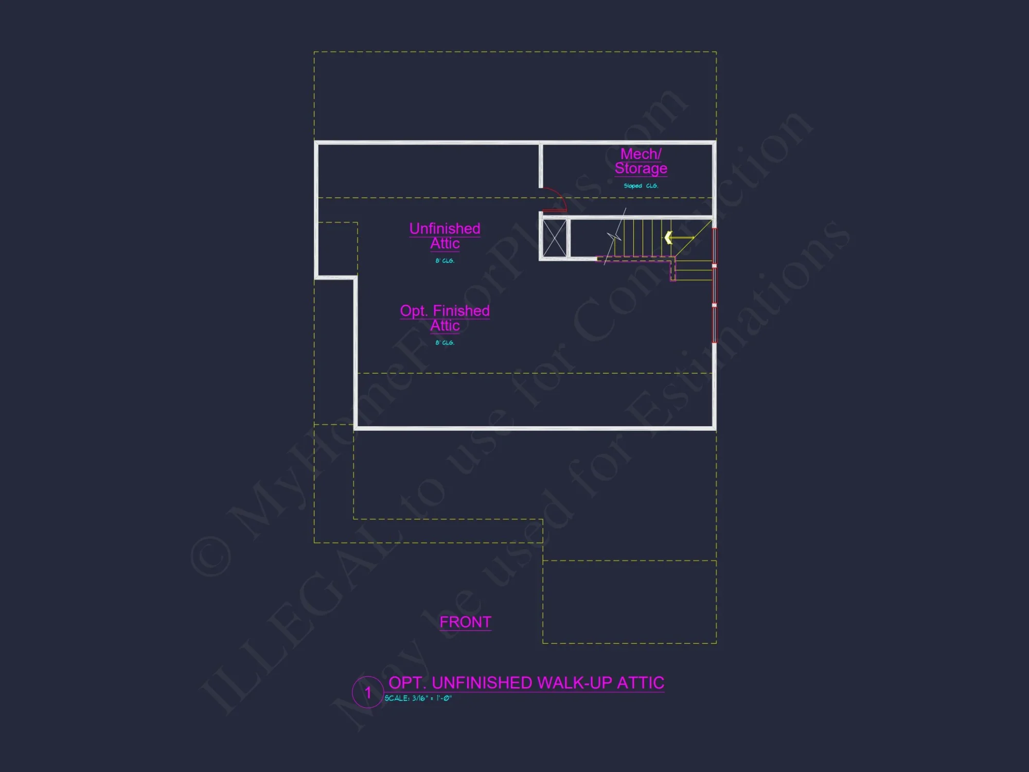 Two-Story house Plan with 4 Bedrooms, 2.5 Baths, and Open Floor Plan