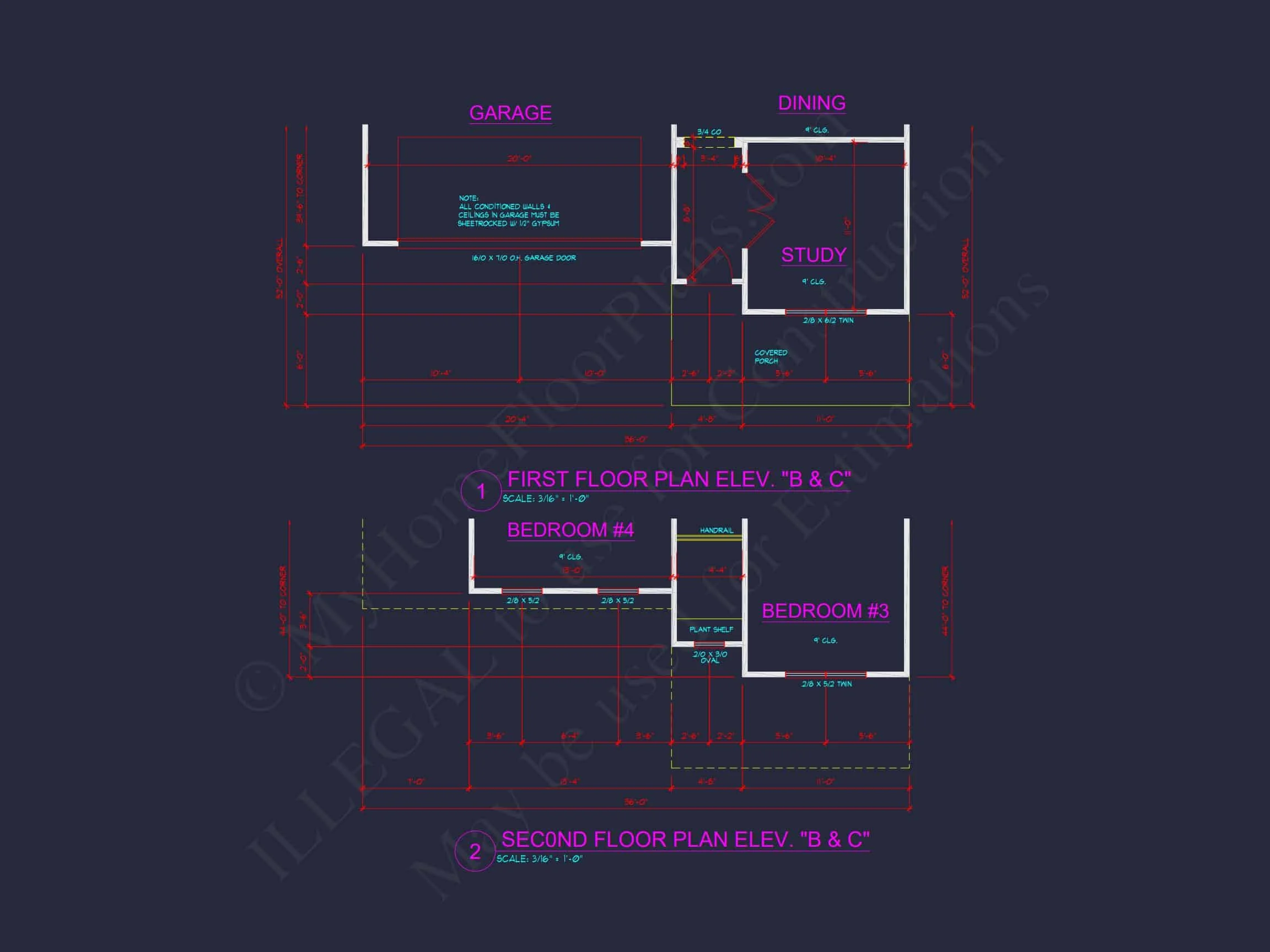 Spacious house Plan with CAD Designs & Architectural Blueprint