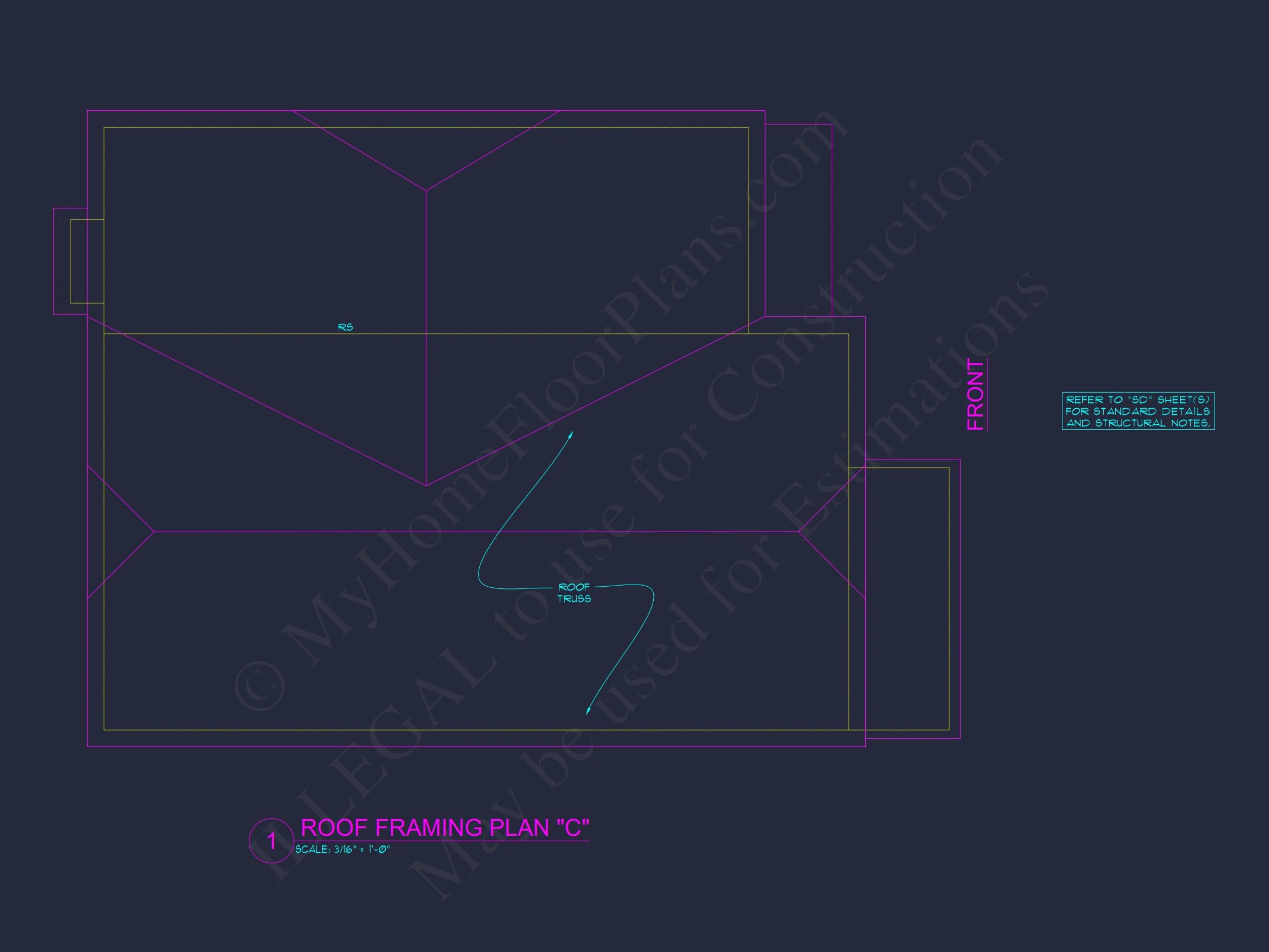 8-1052 HOUSE PLAN - Traditional Colonial Home Plan - 4-Bed, 2.5-Bath, 2,629 SF 26 Traditional 4-Bedroom house Plan with 2-Car Garage