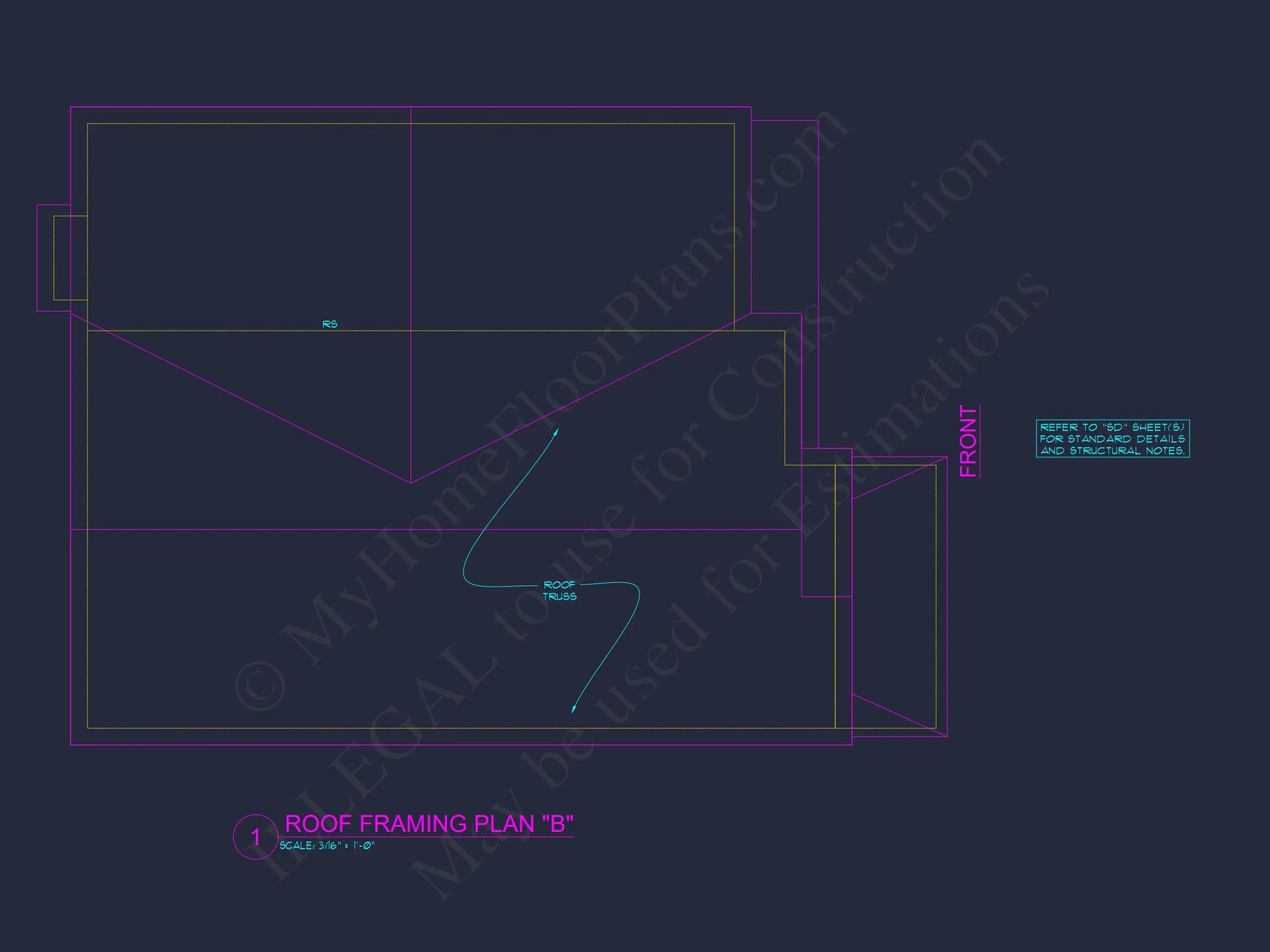 8-1052 HOUSE PLAN - Traditional Colonial Home Plan - 4-Bed, 2.5-Bath, 2,629 SF 25 2629 Sq Ft