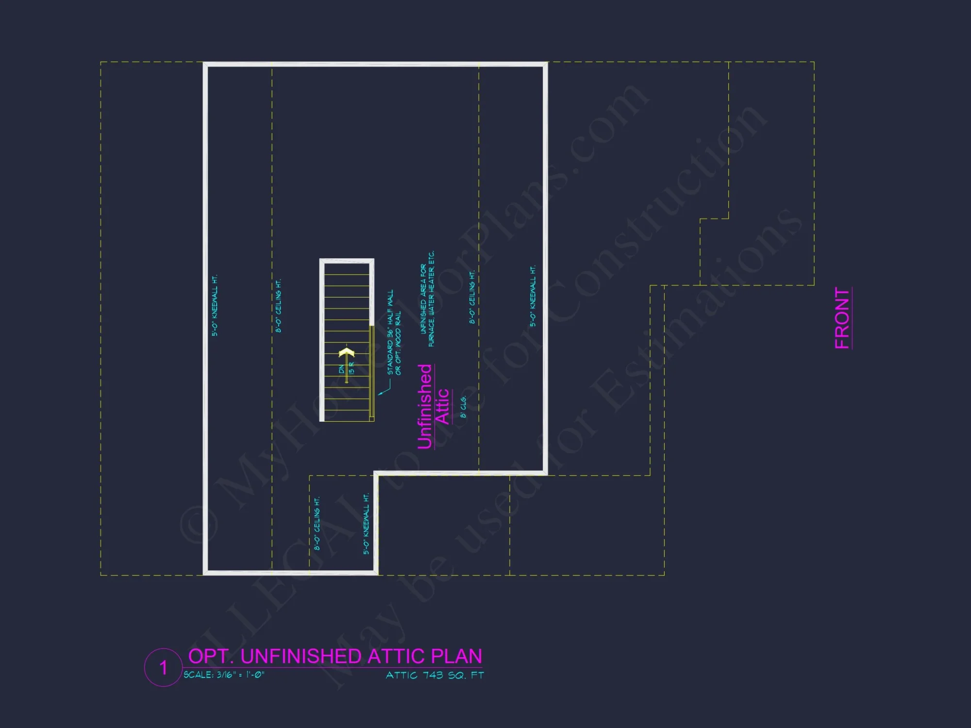 Modern house Plan with 4 Bedrooms, 2 Stories & CAD Designs