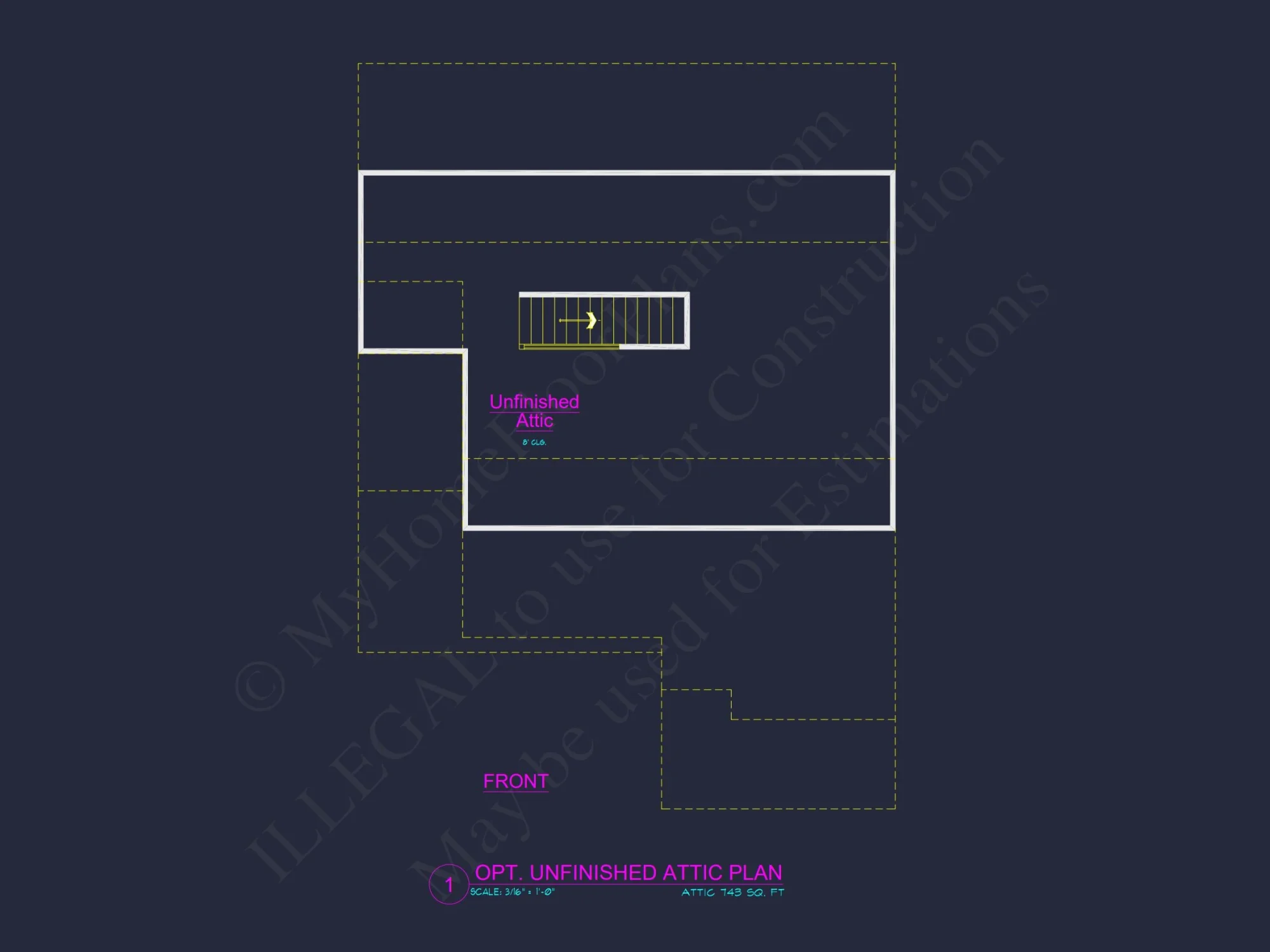 Modern house Plan with 4 Bedrooms, 2 Stories & CAD Designs