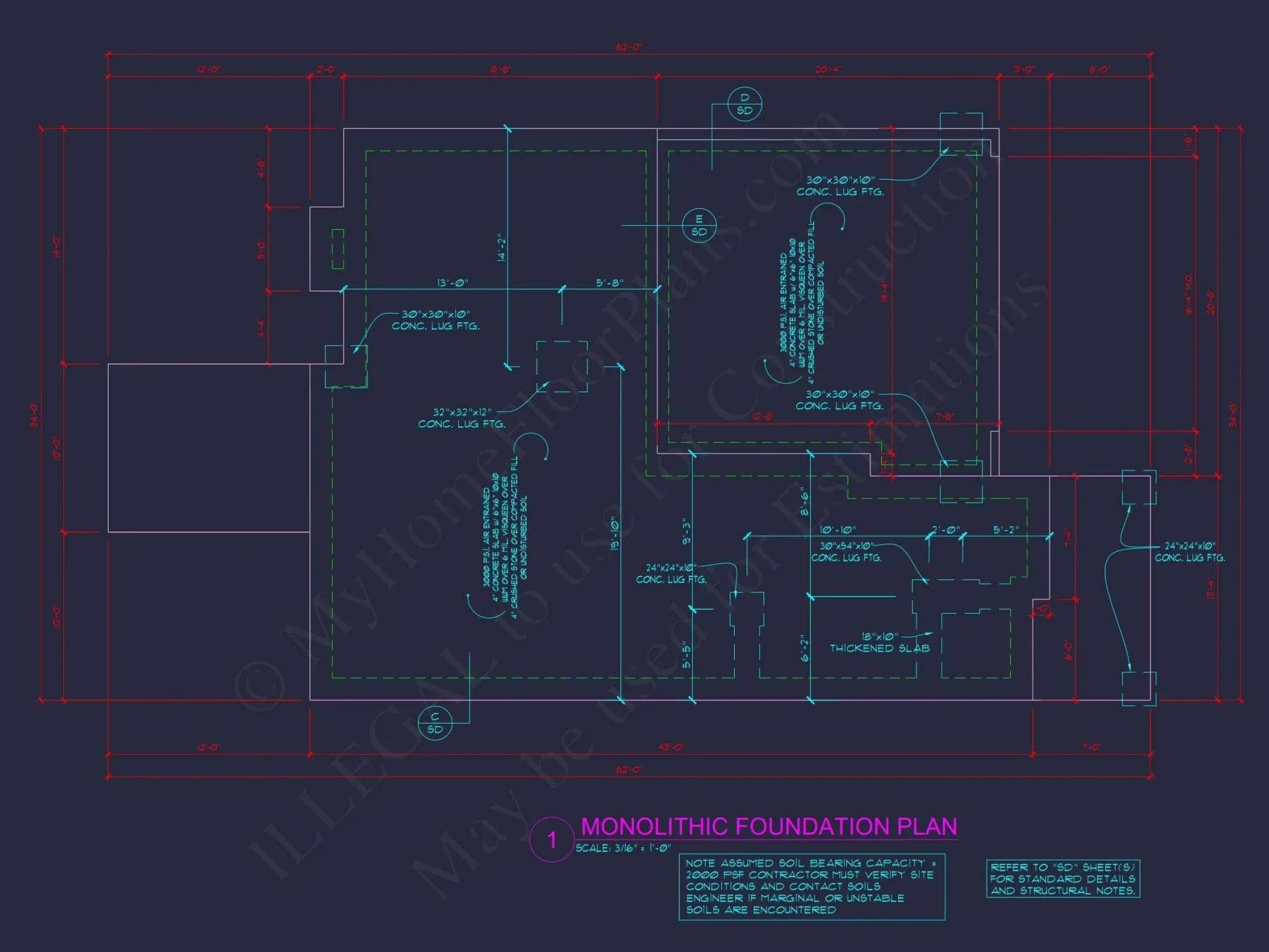 Traditional house Plan with 4 Bedrooms and CAD Blueprints