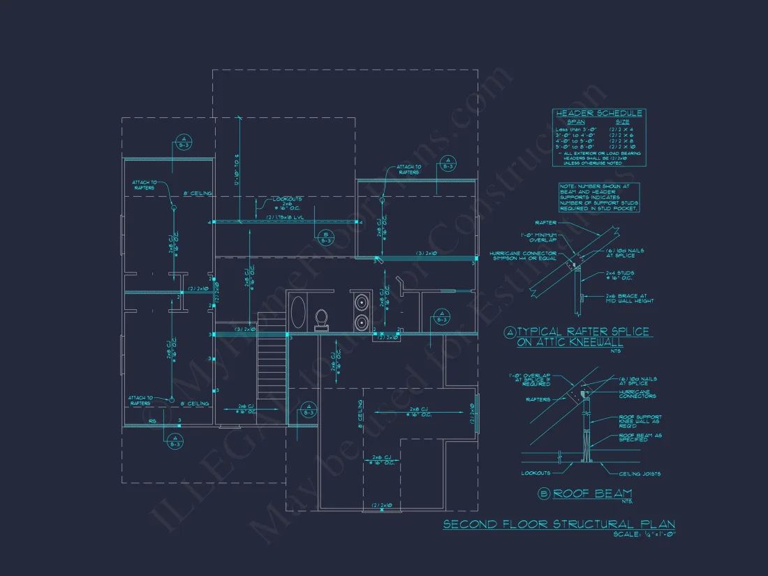 Beautiful Two-Story house Plan with CAD Blueprint Designs