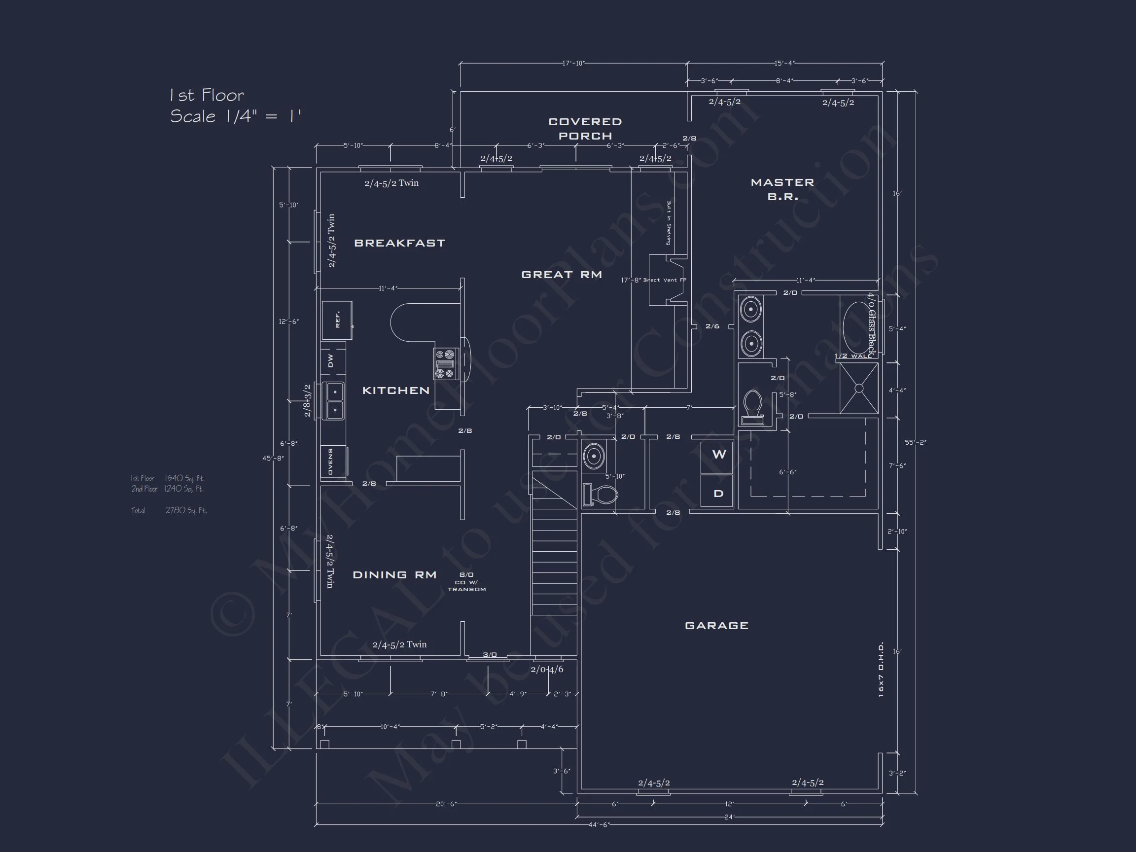 8-1010 HOUSE PLAN - Traditional Home Plan - 4-Bed, 3-Bath, 2,780 SF 6 Beautiful Two-Story house Plan with CAD Blueprint Designs