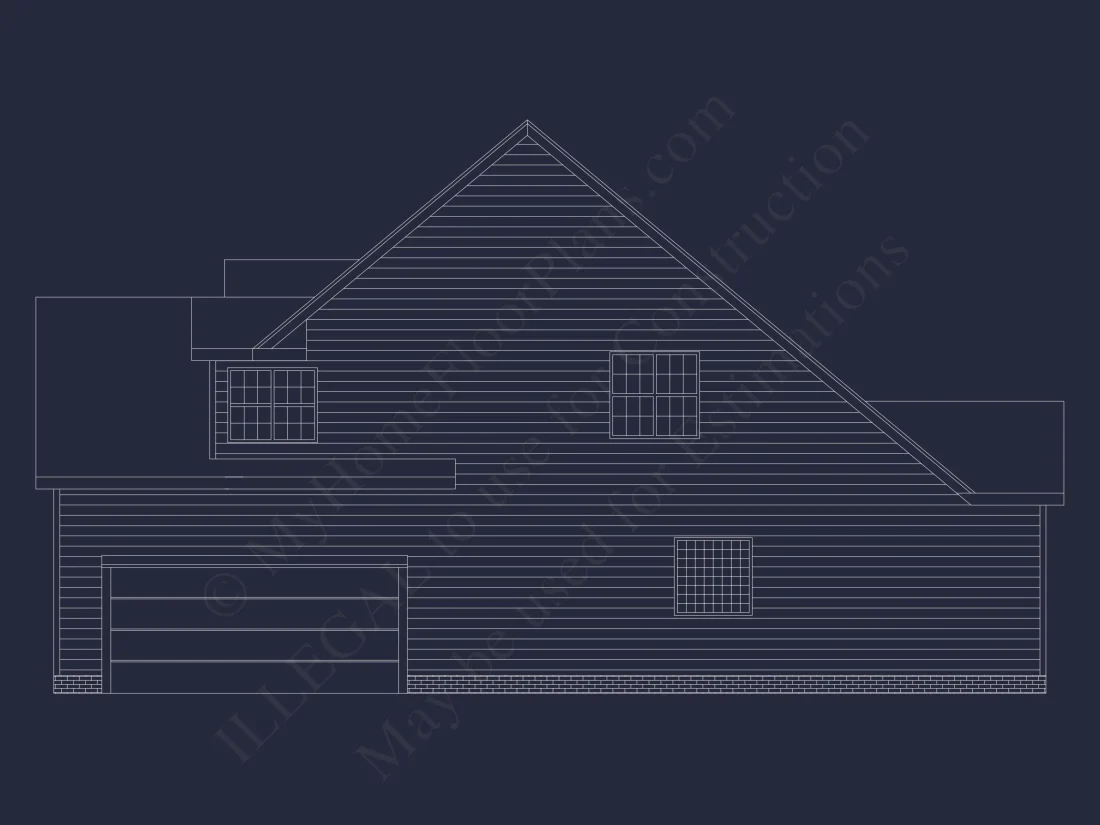 Beautiful Two-Story house Plan with CAD Blueprint Designs