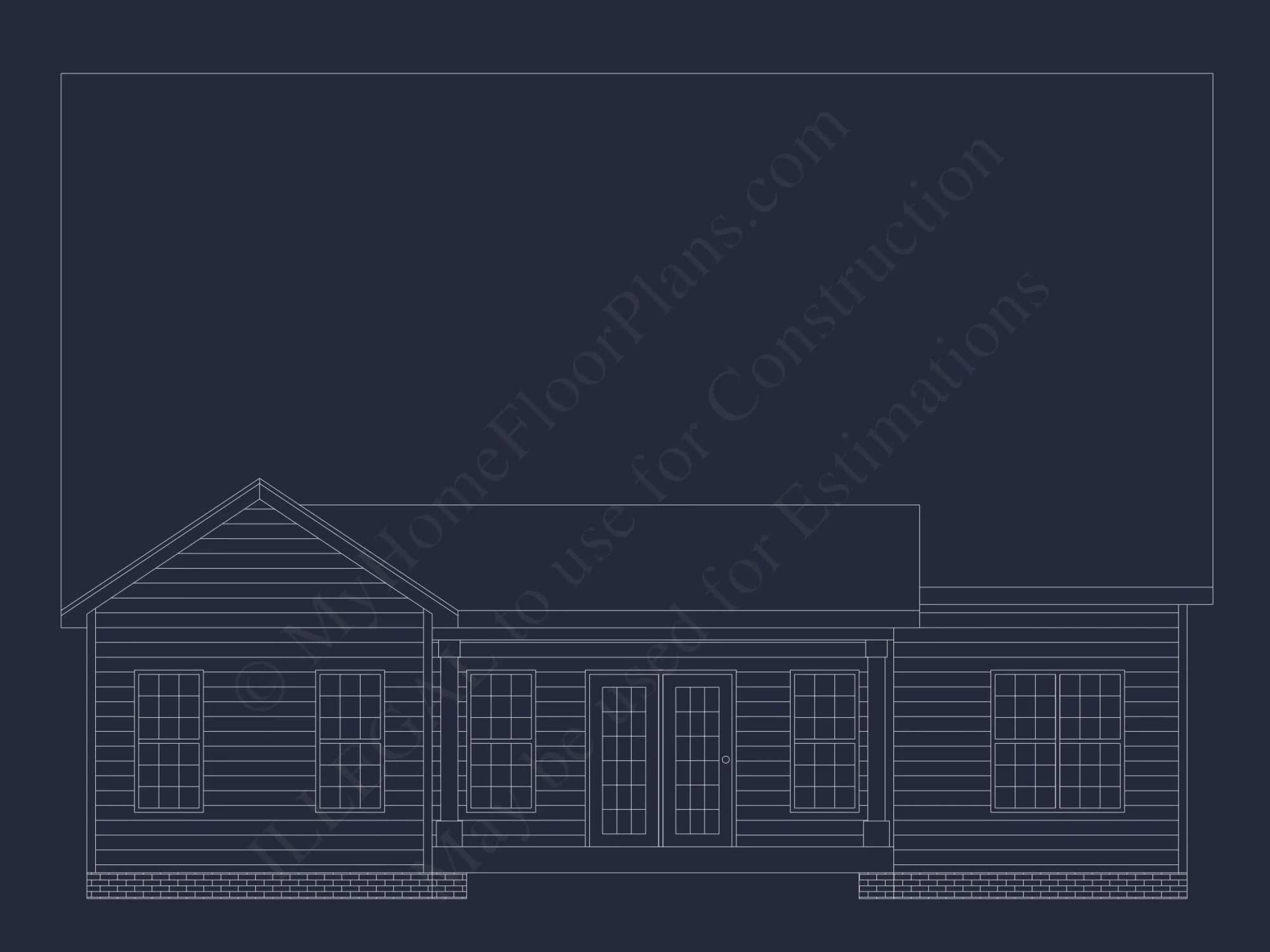 Beautiful Two-Story house Plan with CAD Blueprint Designs