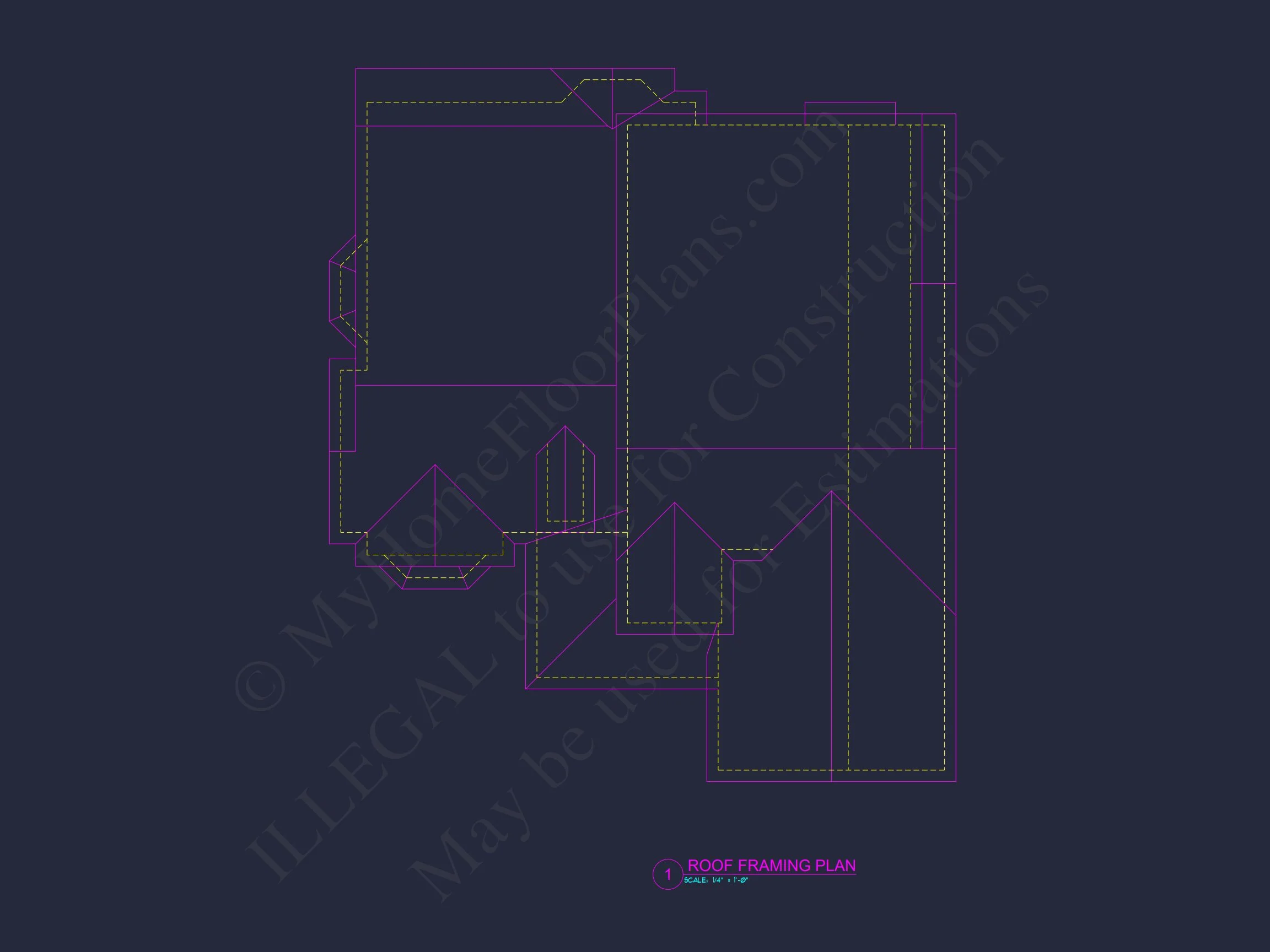 Craftsman house Plan with Spacious Floor Plan and CAD Blueprint