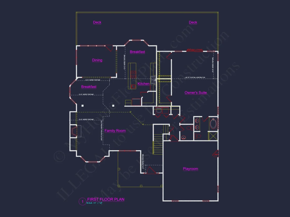 Craftsman house Plan with Spacious Floor Plan and CAD Blueprint