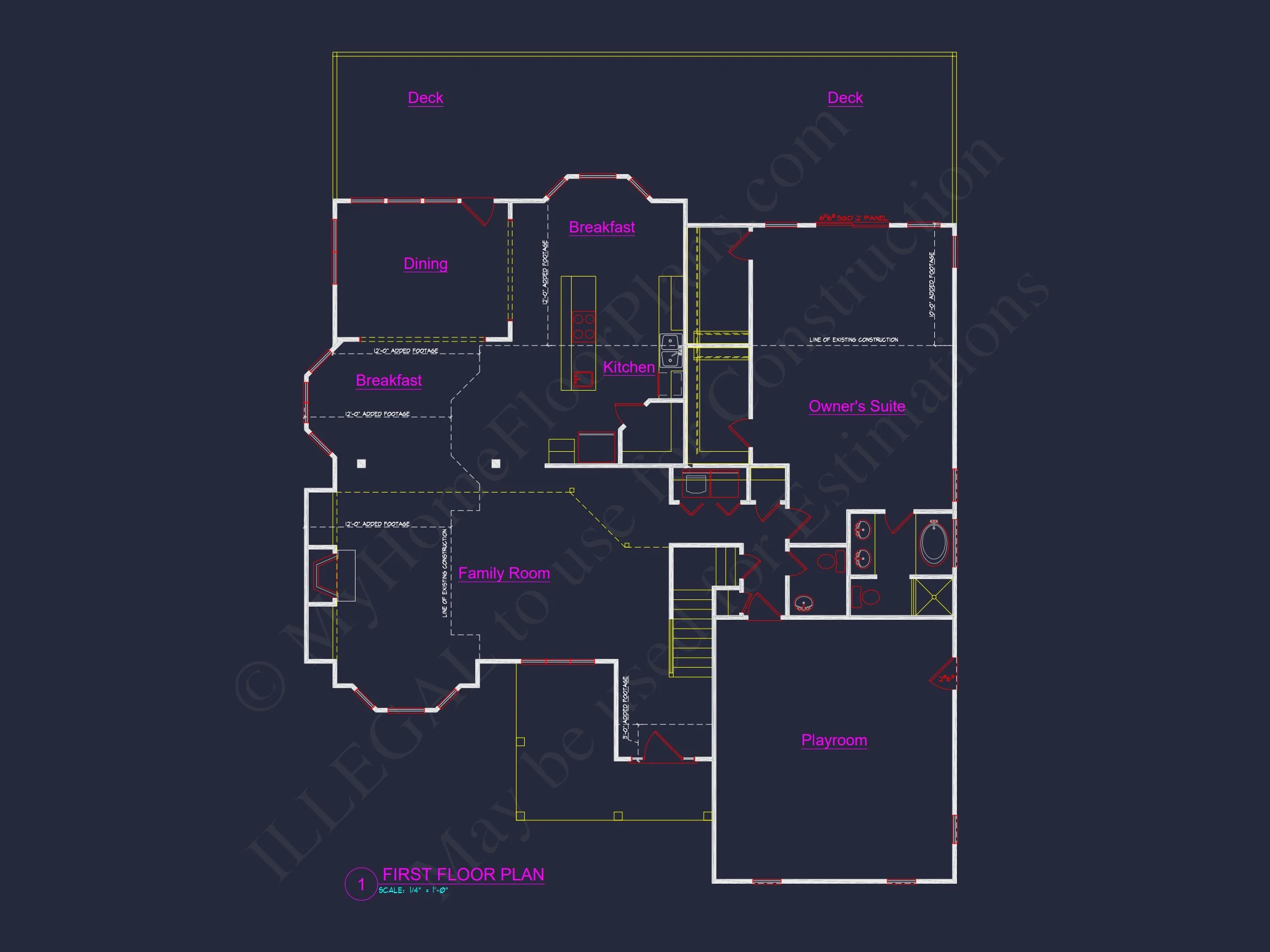 Craftsman house Plan with Spacious Floor Plan and CAD Blueprint
