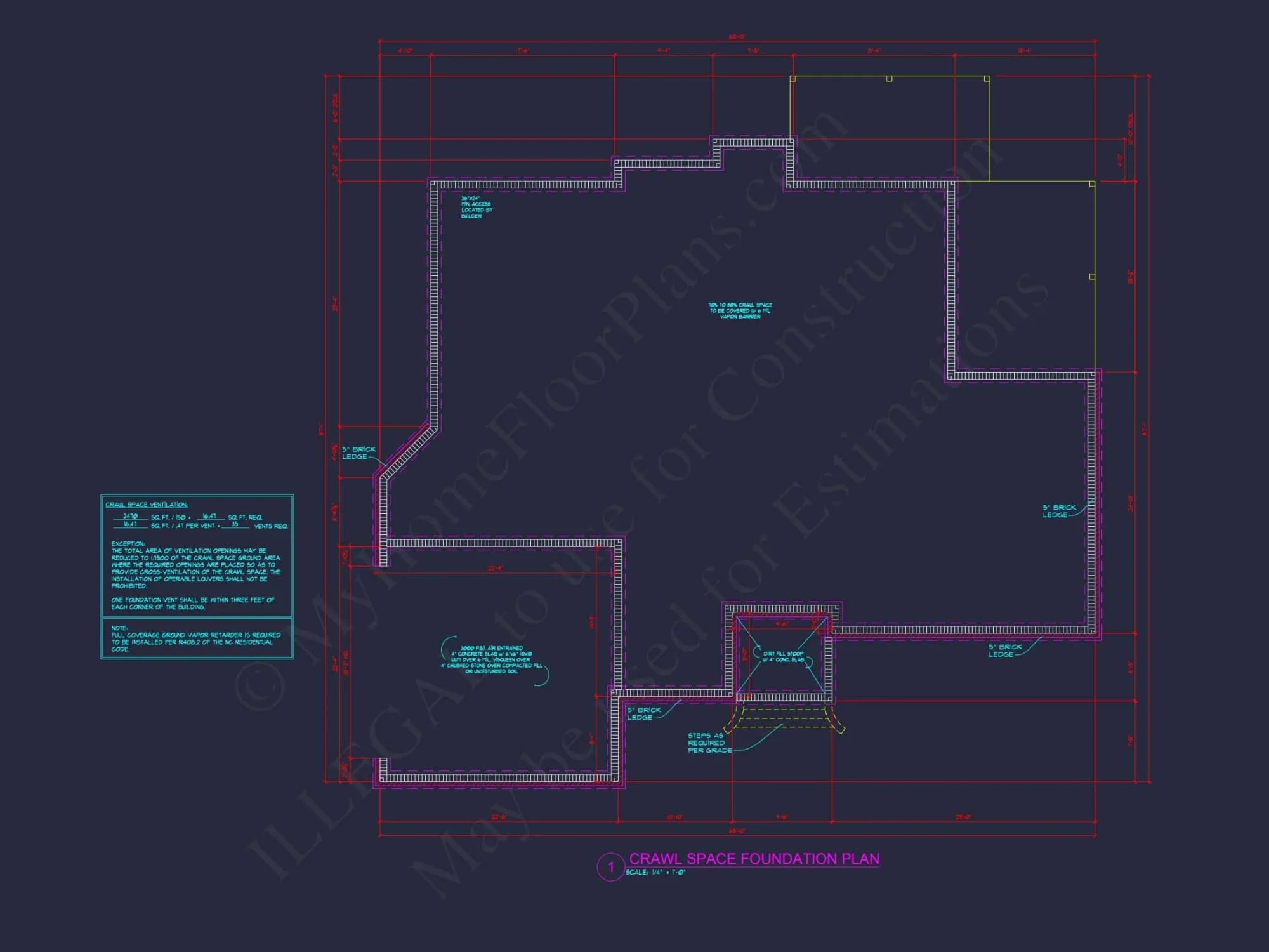 Modern Craftsman house Plan with Open Floor Blueprint Design