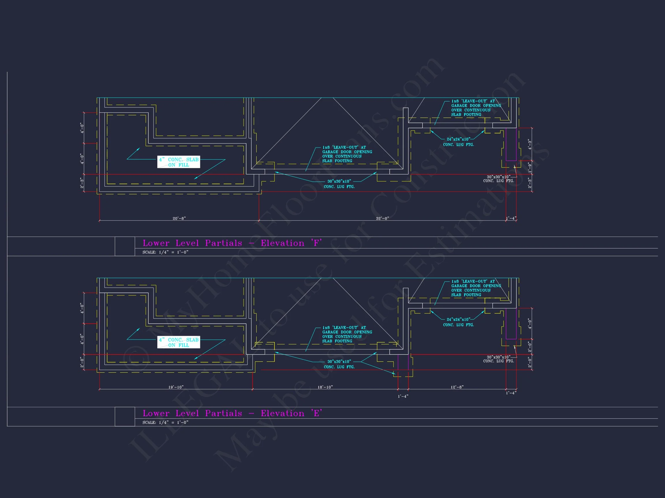 7-2374 HOUSE PLAN - Traditional Colonial Home Plan - 4-Bed, 3-Bath, 2,850 SF 31 Spacious 3-Story house Plan with 4 Beds, 3-Car Garage & CAD Designs