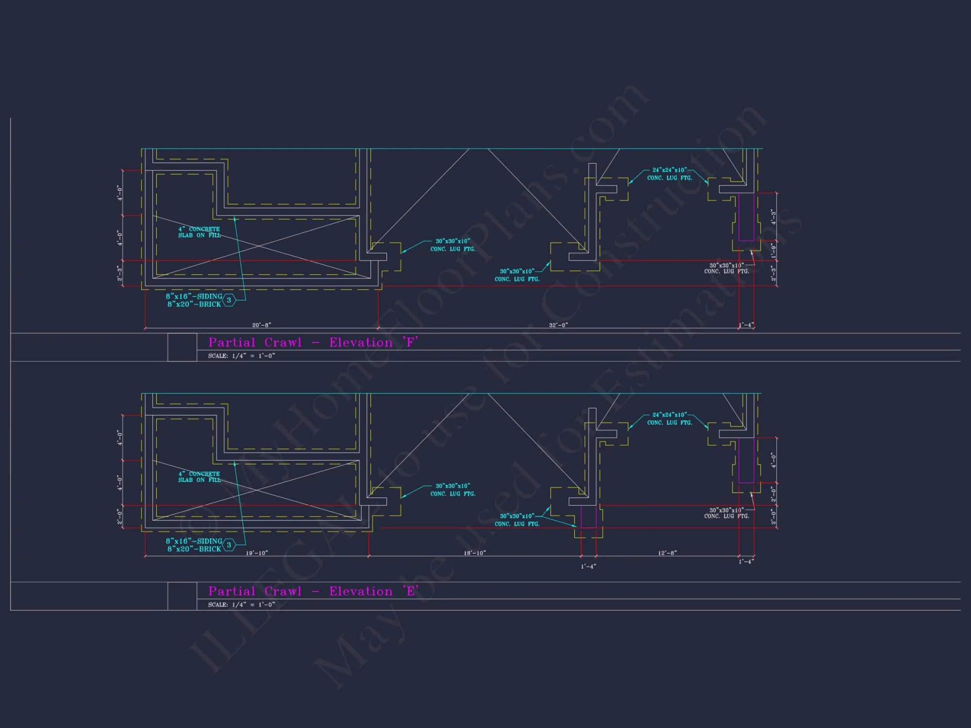 Spacious 3-Story house Plan with 4 Beds, 3-Car Garage & CAD Designs