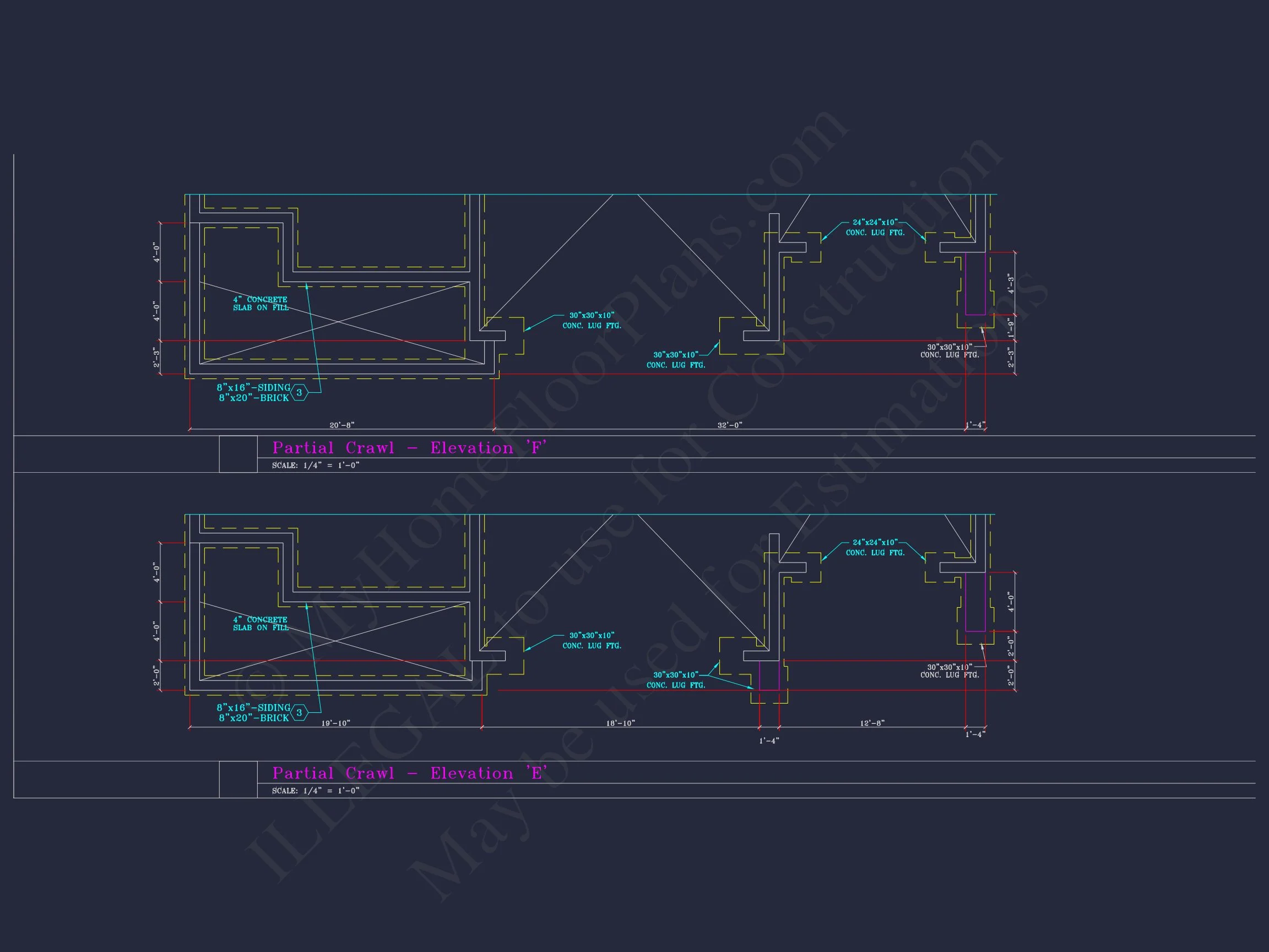 7-2374 HOUSE PLAN - Traditional Colonial Home Plan - 4-Bed, 3-Bath, 2,850 SF 28 Spacious 3-Story house Plan with 4 Beds, 3-Car Garage & CAD Designs