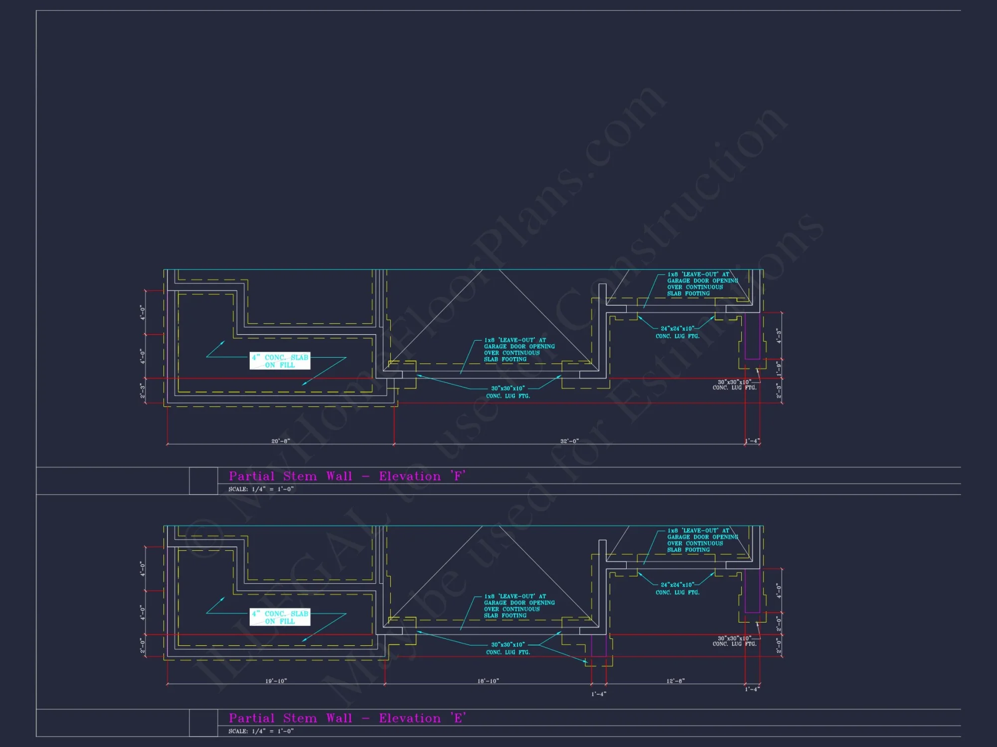 Spacious 3-Story house Plan with 4 Beds, 3-Car Garage & CAD Designs