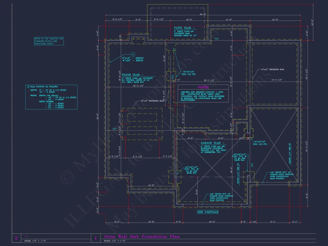 Spacious 3-Story house Plan with 4 Beds, 3-Car Garage & CAD Designs