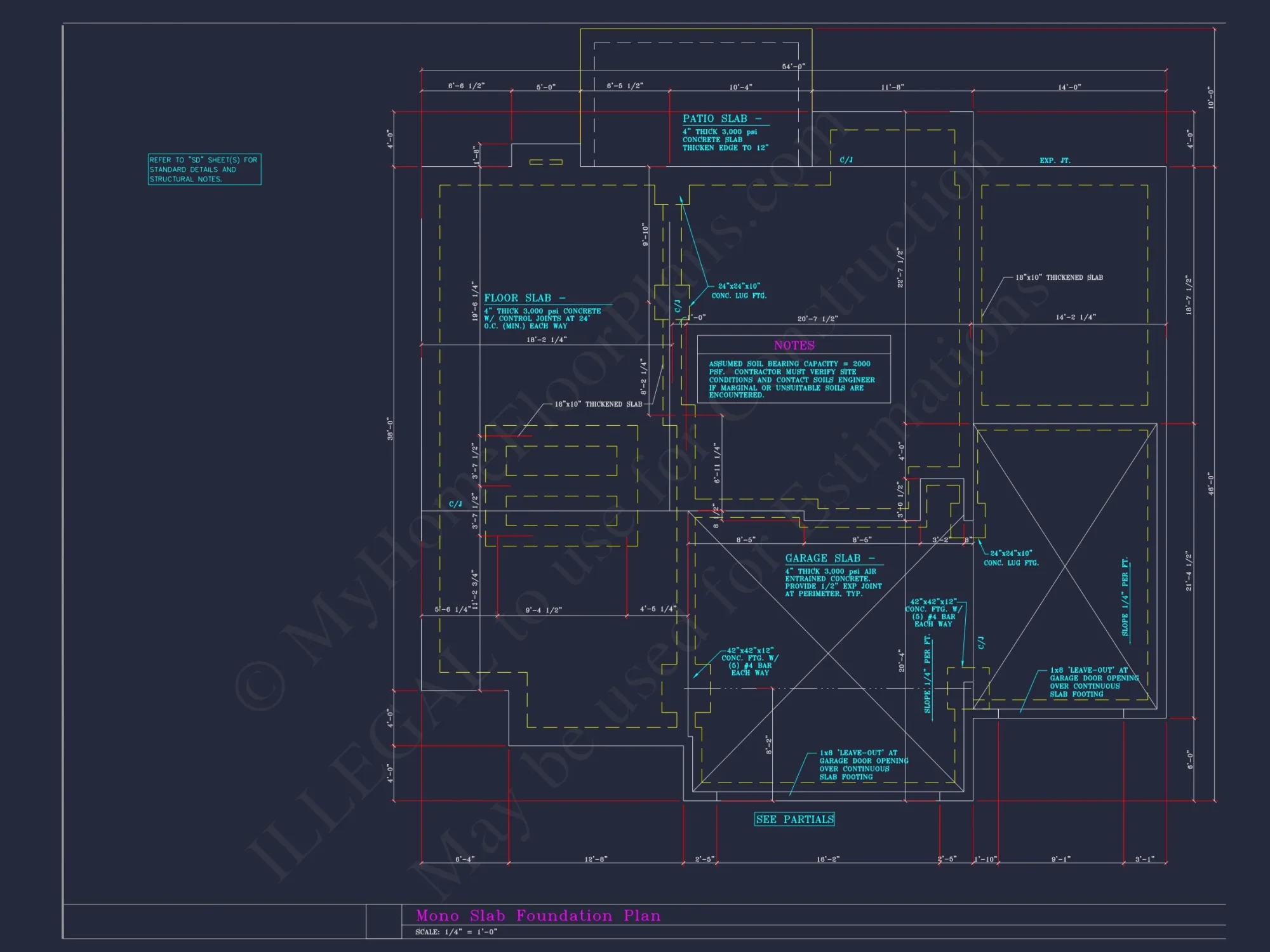 Spacious 3-Story house Plan with 4 Beds, 3-Car Garage & CAD Designs