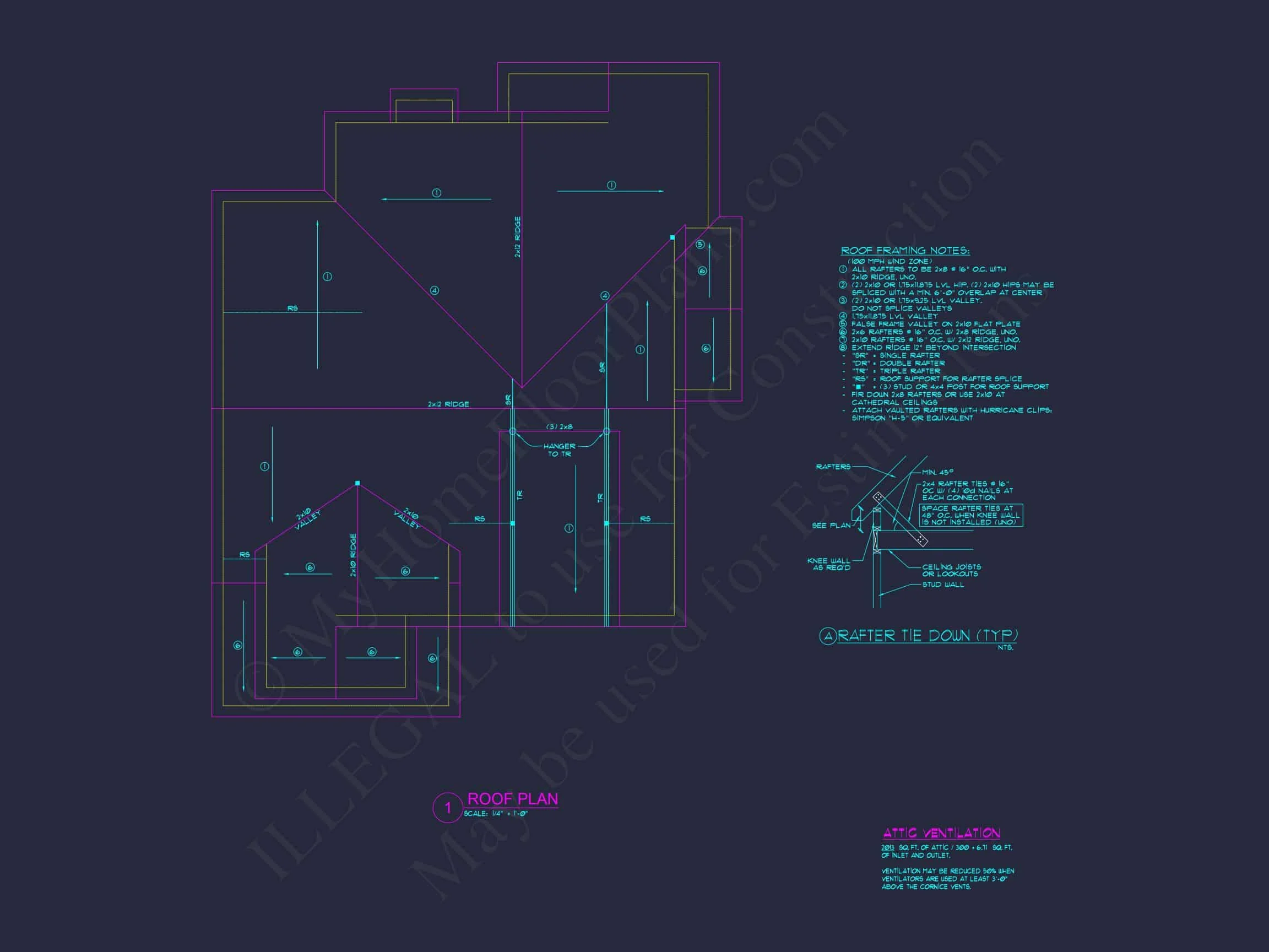 7-2131 HOUSE PLAN - Modern Farmhouse Home Plan - 4-Bed, 3-Bath, 2,450 SF 15 Modern Craftsman house Plan with 4 Bedrooms and Open Floor