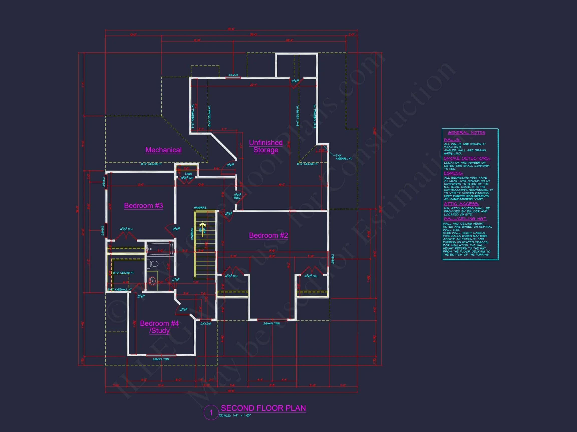 7-2131 HOUSE PLAN - Modern Farmhouse Home Plan - 4-Bed, 3-Bath, 2,450 SF 10 Modern Craftsman house Plan with 4 Bedrooms and Open Floor