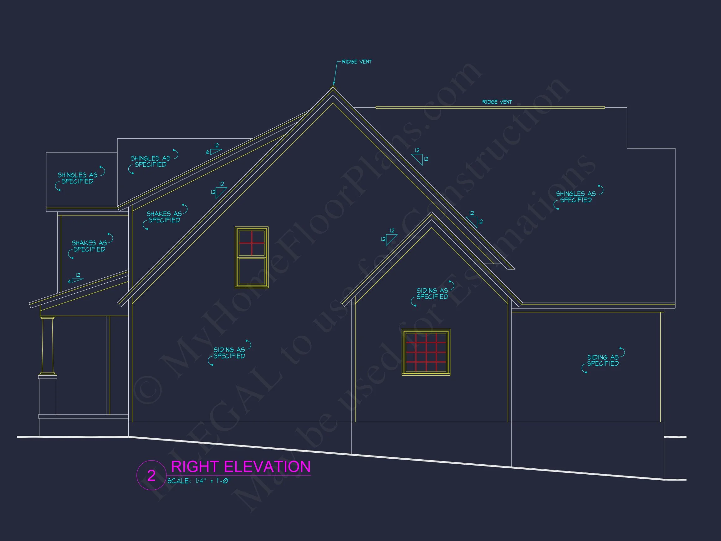 7-2131 HOUSE PLAN - Modern Farmhouse Home Plan - 4-Bed, 3-Bath, 2,450 SF 5 Modern Craftsman house Plan with 4 Bedrooms and Open Floor