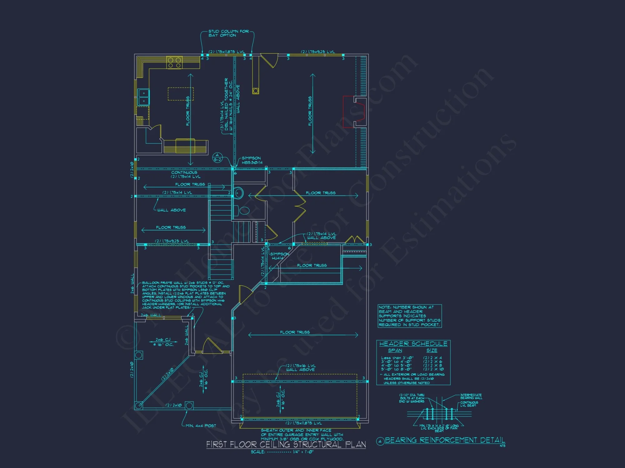Elegant 2-Story house Plan with 4 Beds and Open Floor Design