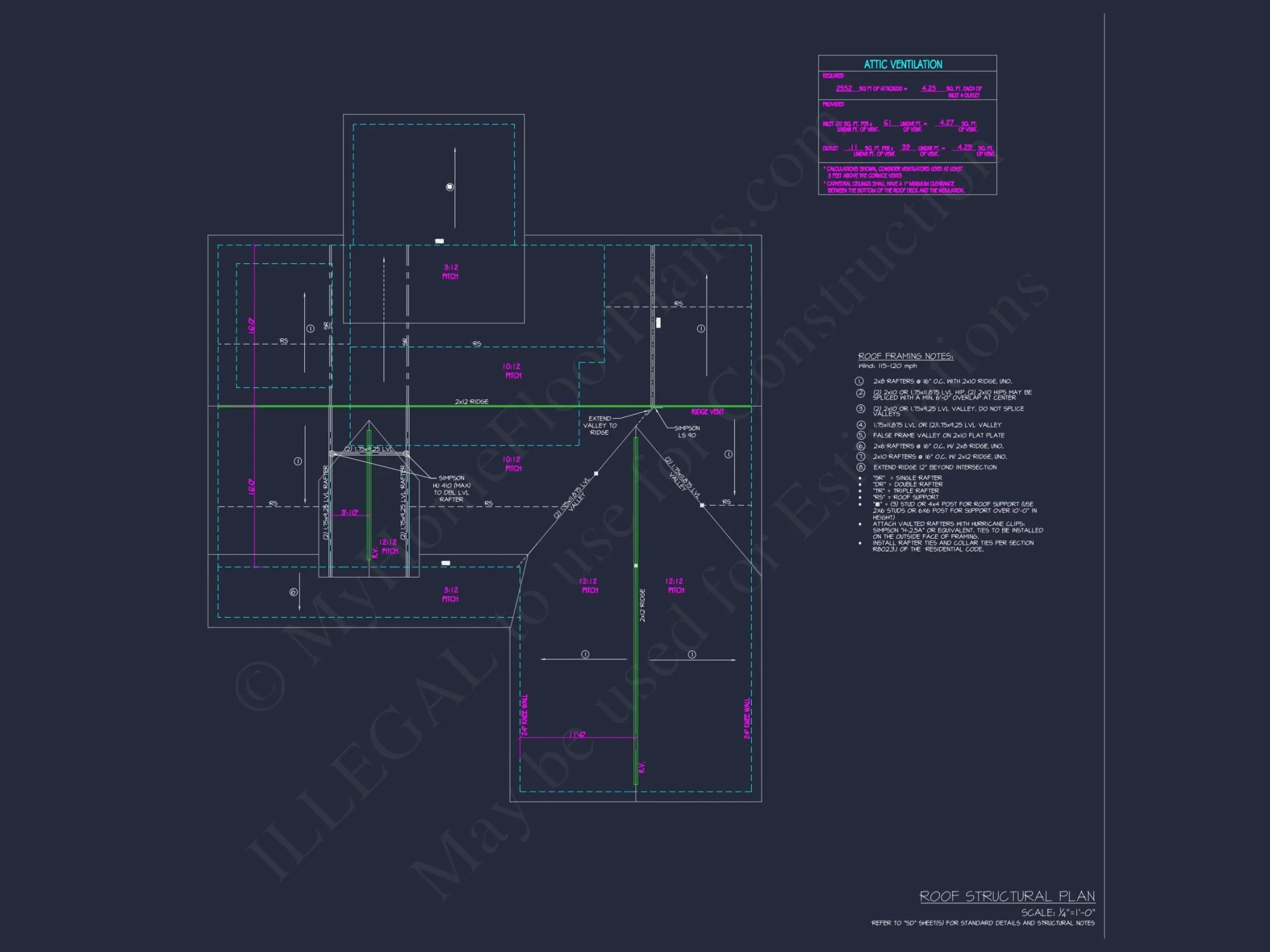 Traditional Country house Plan with Open Floor Plan & CAD Designs