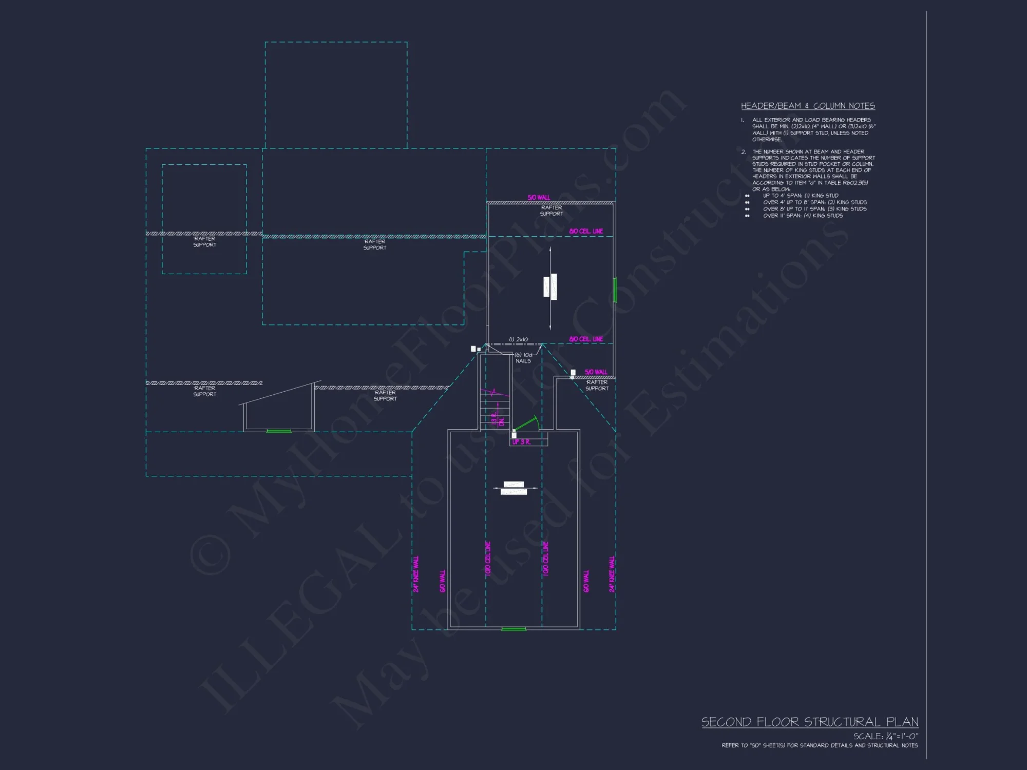Traditional Country house Plan with Open Floor Plan & CAD Designs