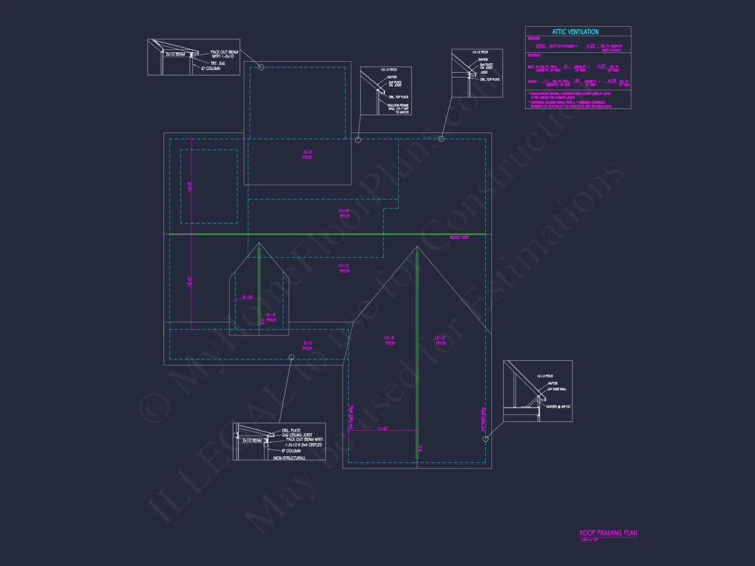 Traditional Country house Plan with Open Floor Plan & CAD Designs