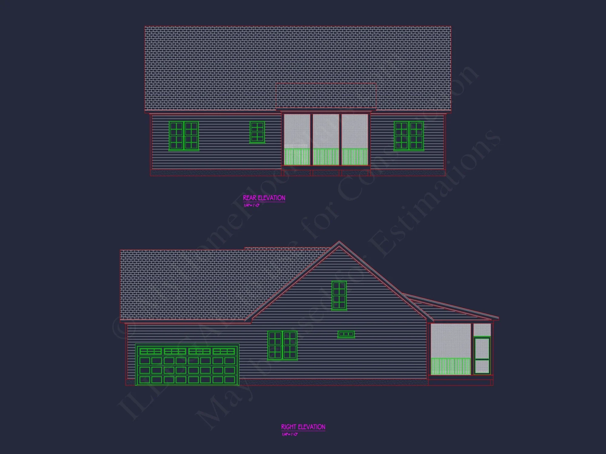 Traditional Country house Plan with Open Floor Plan & CAD Designs