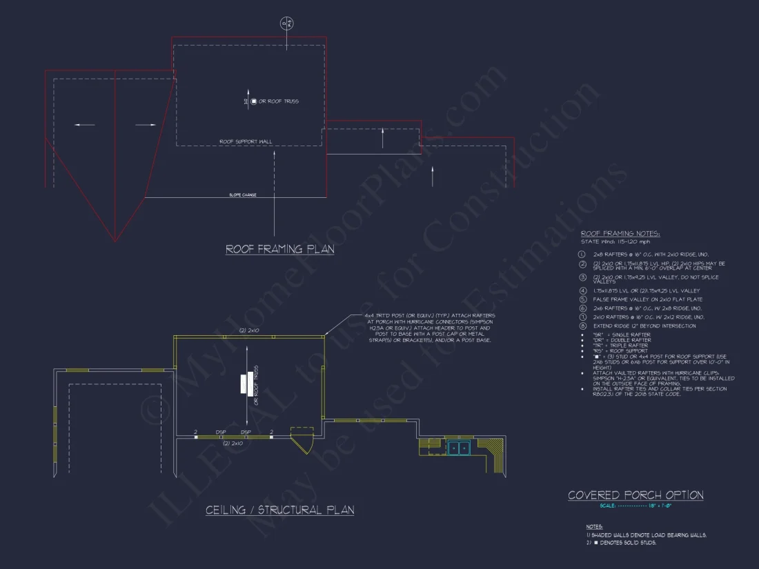 Craftsman house Plan with 3 Bedrooms, 2 Baths & Open Floor Design
