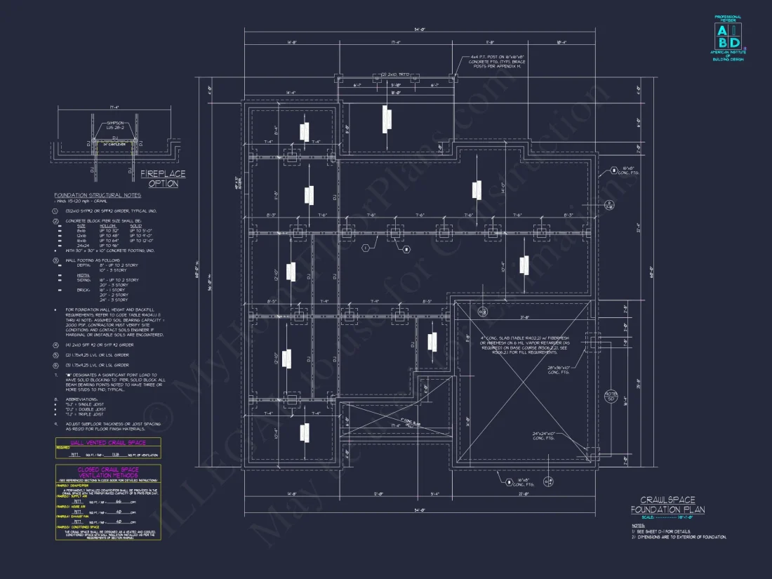Craftsman house Plan with 3 Bedrooms, 2 Baths & Open Floor Design