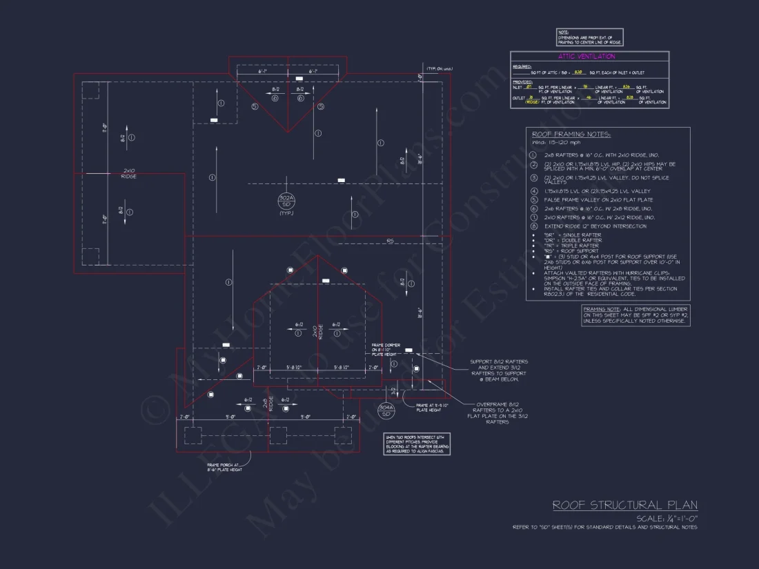 Craftsman house Floor Plan with 2 Stories, CAD Blueprint Designs