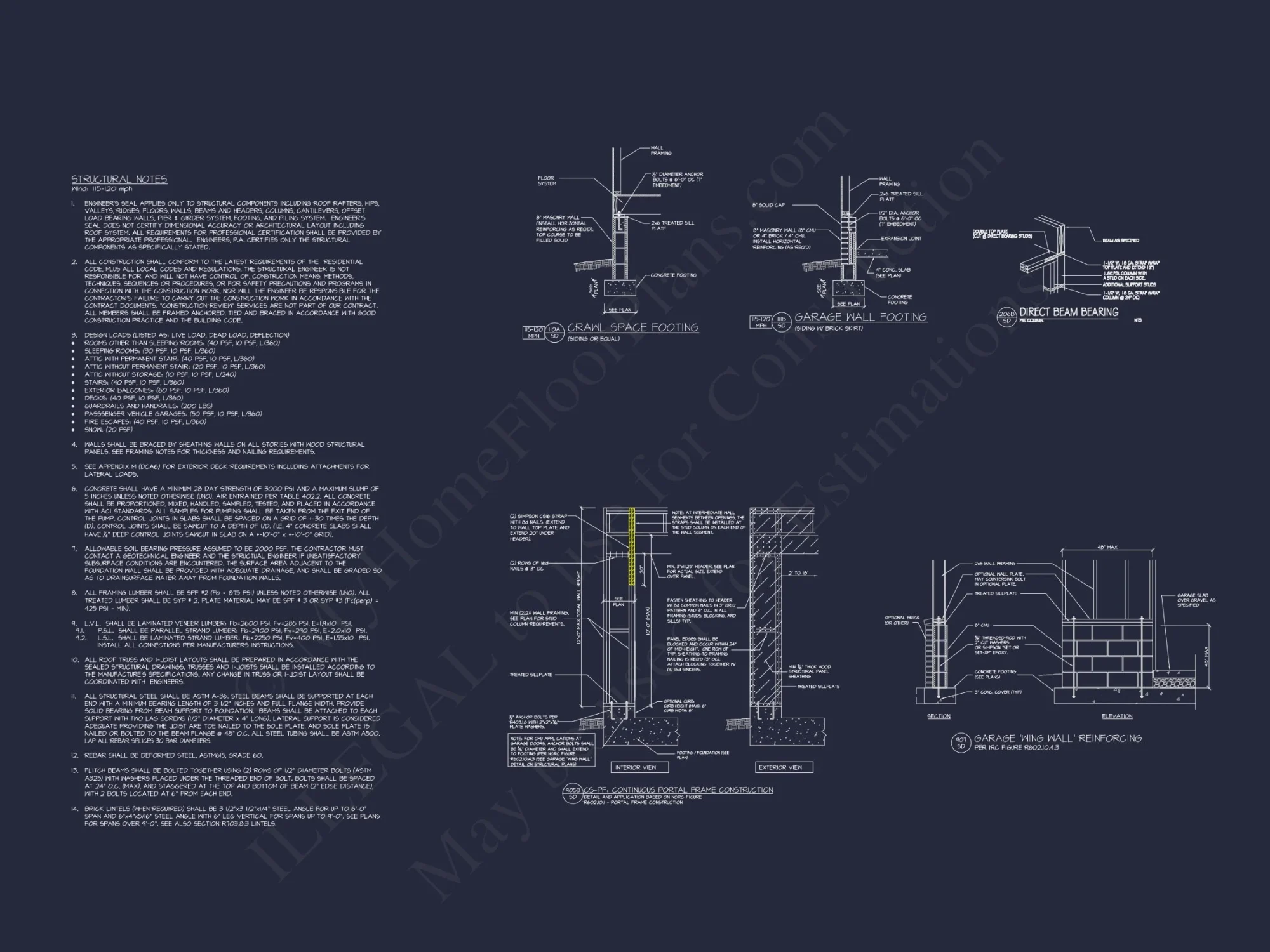 Craftsman house Plan with 3 Bedrooms and Open Floor Layout