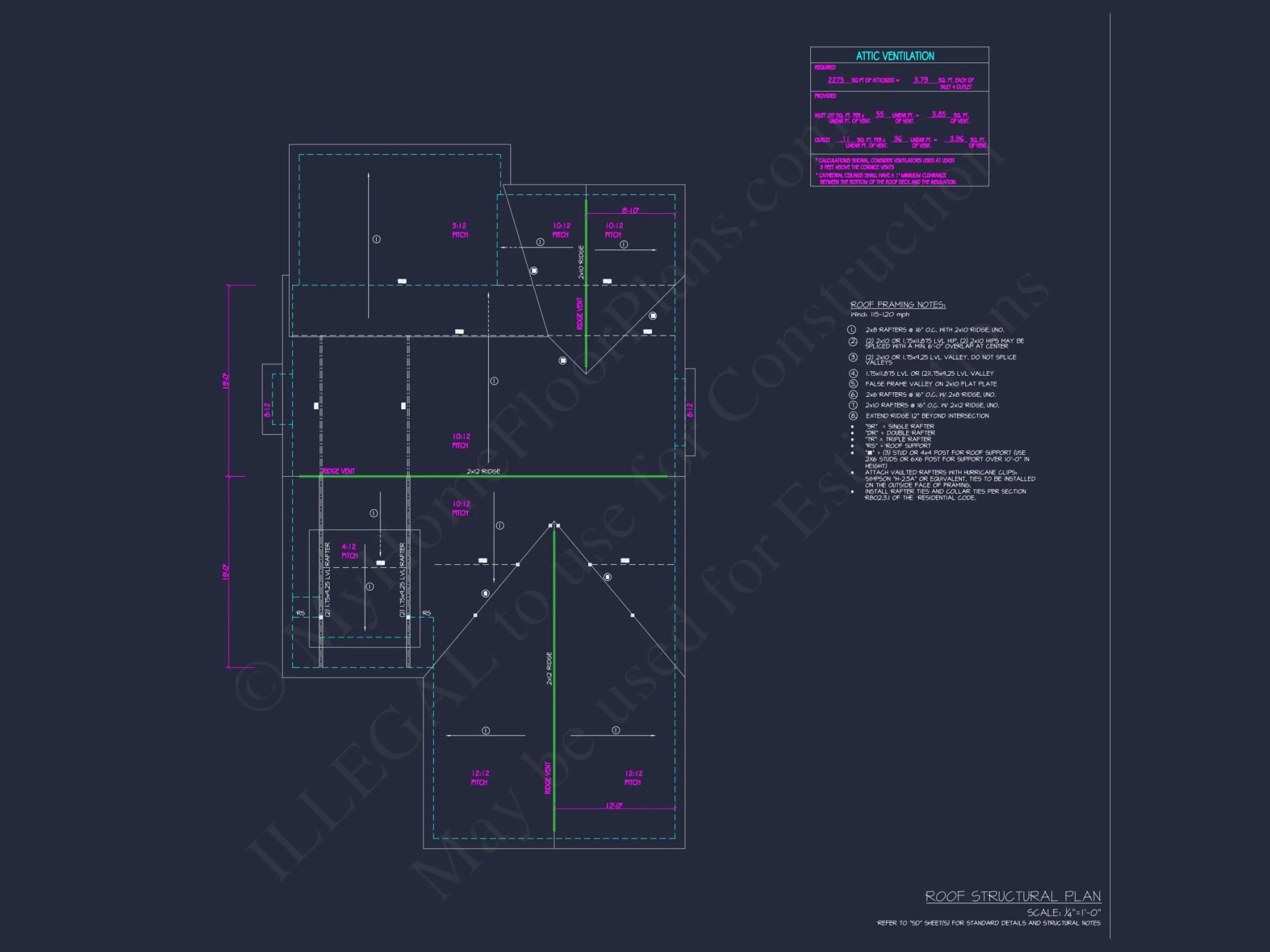 Craftsman house Plan with 3 Bedrooms and Open Floor Layout