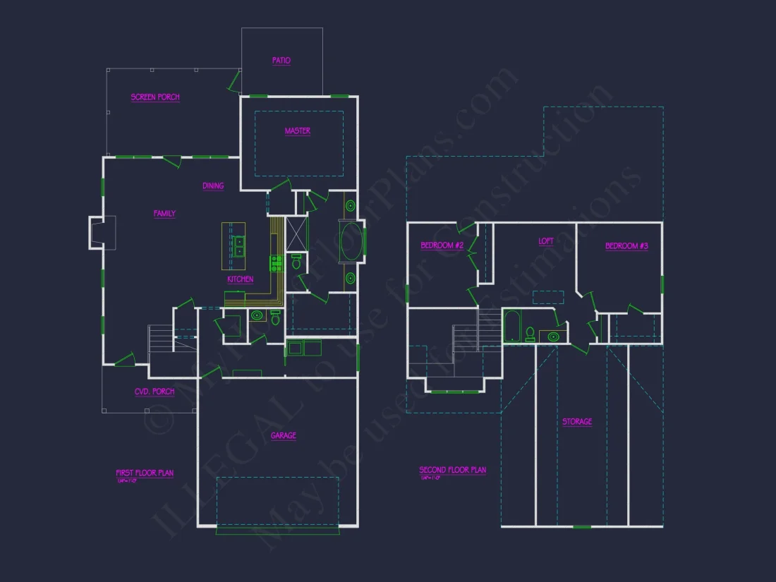Craftsman house Plan with 3 Bedrooms and Open Floor Layout