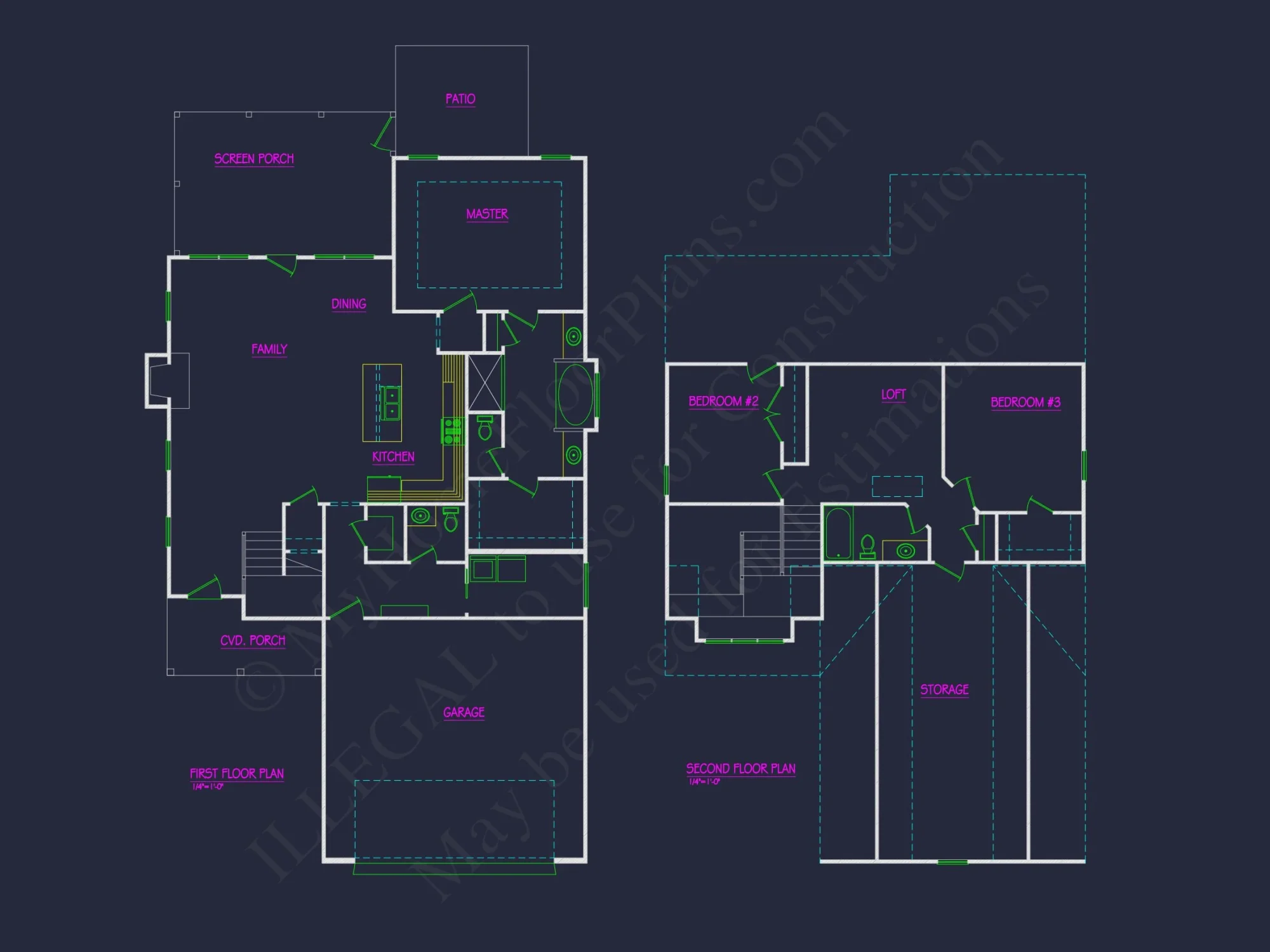 Craftsman house Plan with 3 Bedrooms and Open Floor Layout