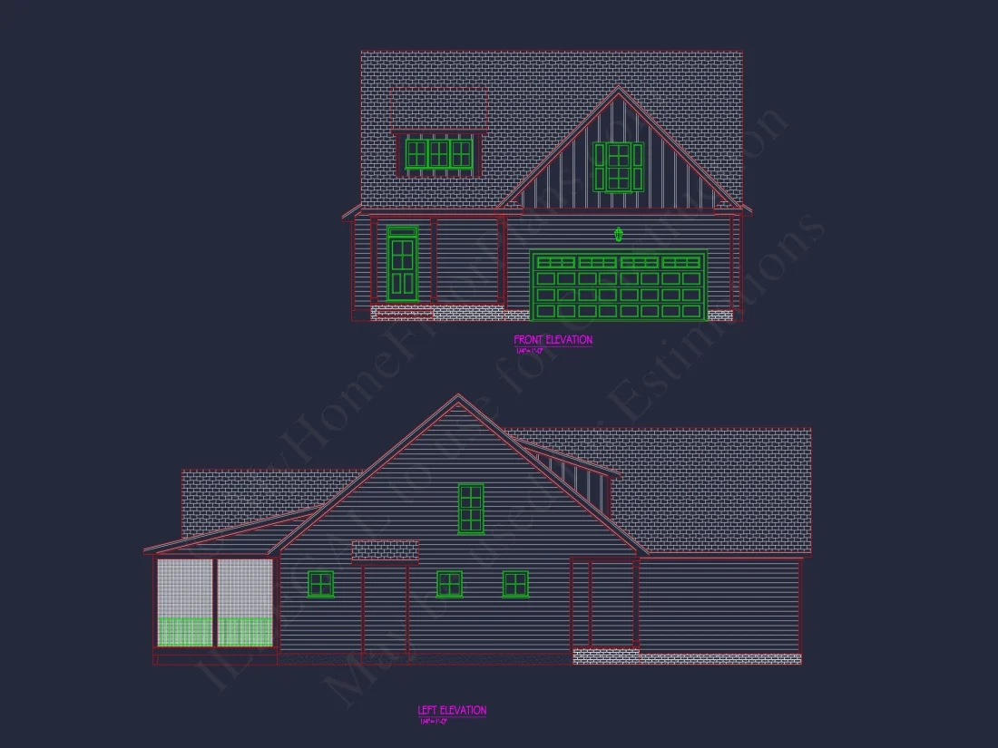 Craftsman house Plan with 3 Bedrooms and Open Floor Layout
