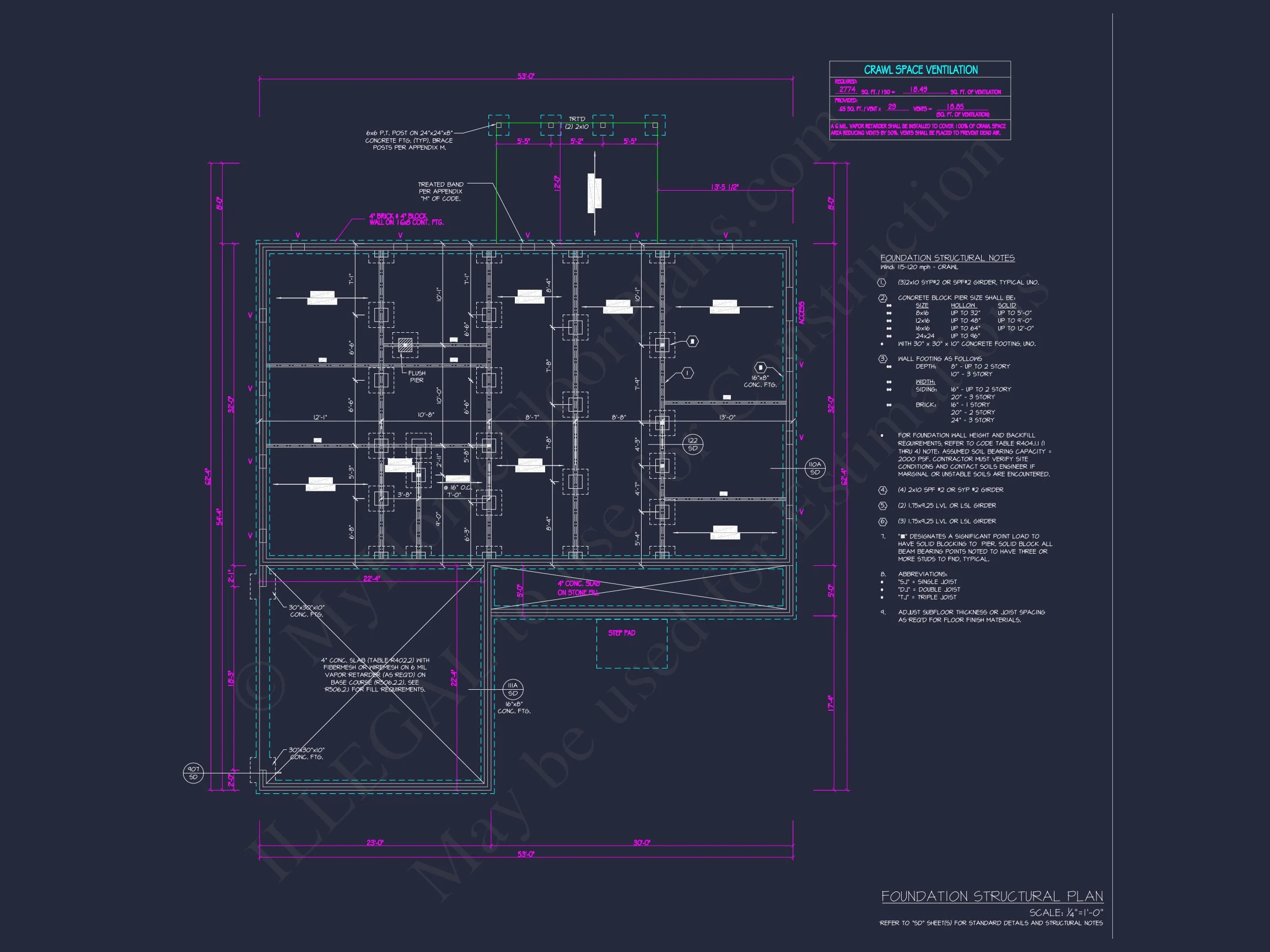 20-1944 HOUSE PLAN - Modern Farmhouse Home Plan - 3-Bed, 2-Bath, 2,050 SF 8 Charming house Plan with Open Floor Design and Craftsman Touches