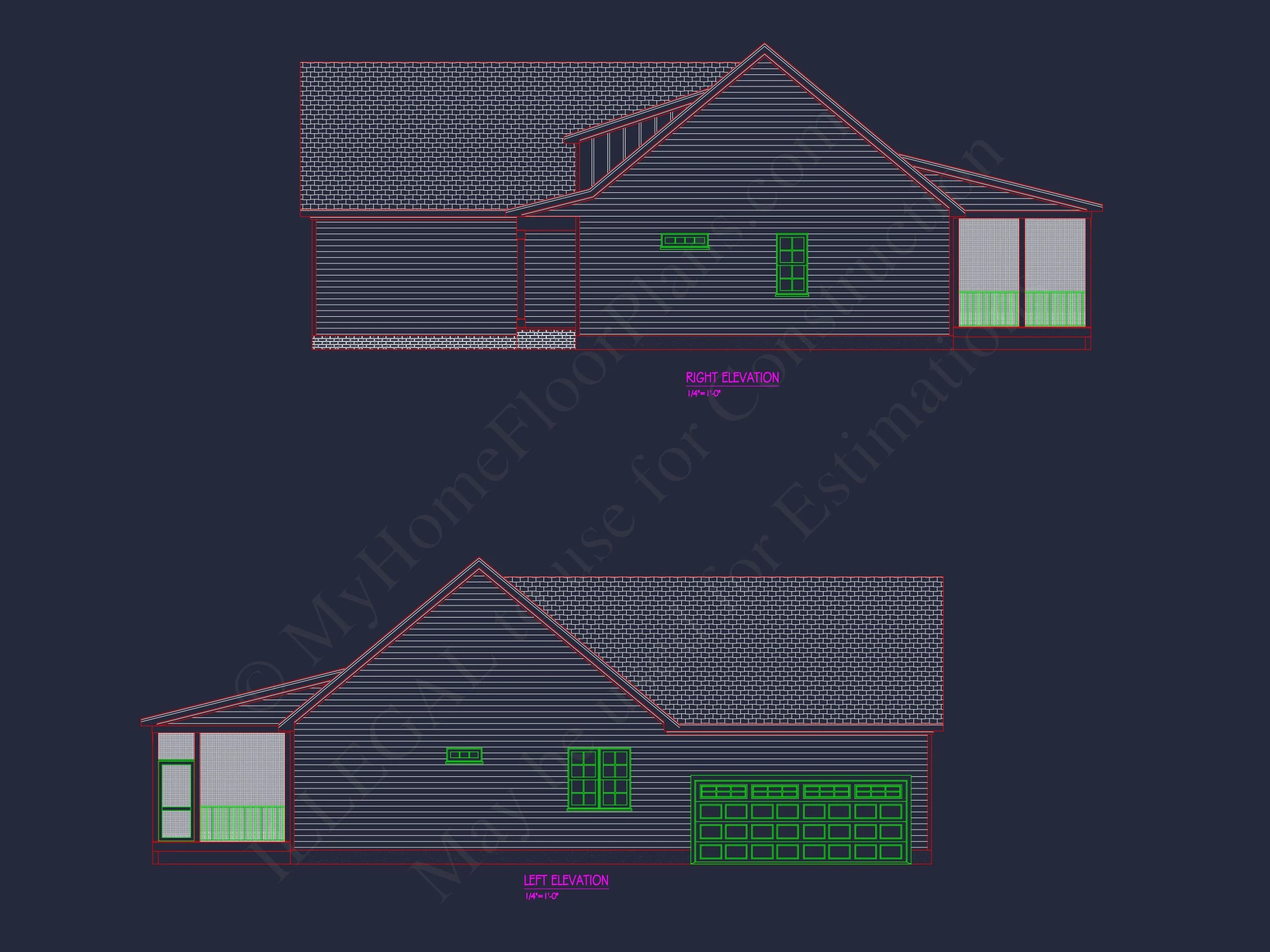 20-1944 HOUSE PLAN - Modern Farmhouse Home Plan - 3-Bed, 2-Bath, 2,050 SF 3 Charming house Plan with Open Floor Design and Craftsman Touches