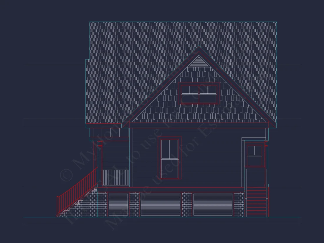 Modern Craftsman house Plan with Detailed Architecture Designs