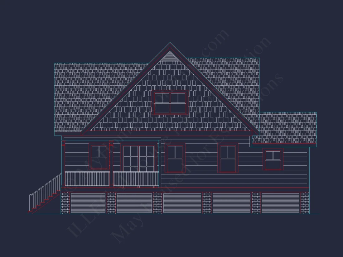 Modern Craftsman house Plan with Detailed Architecture Designs