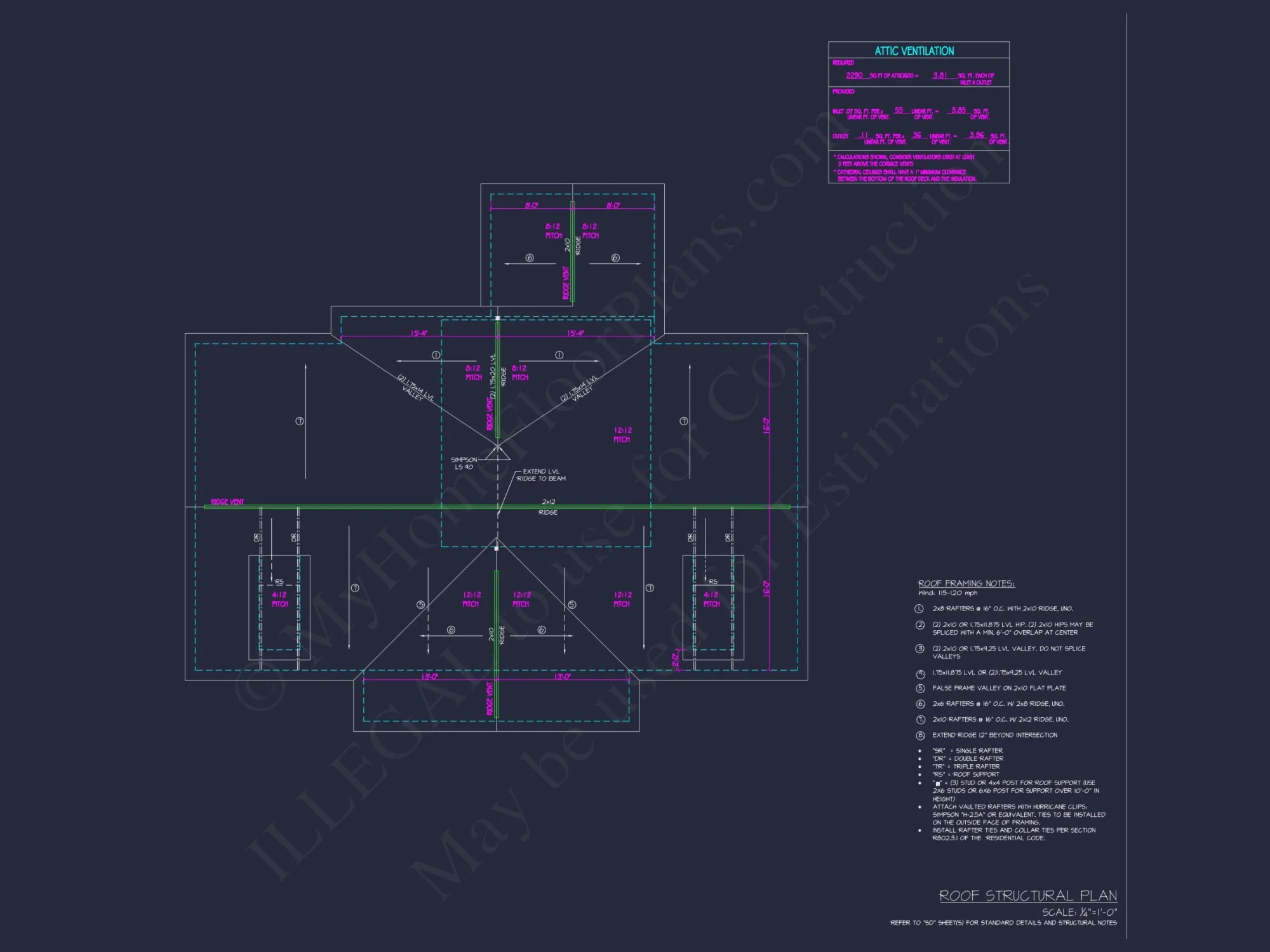 Modern Traditional house Plan with CAD Architectural Designs