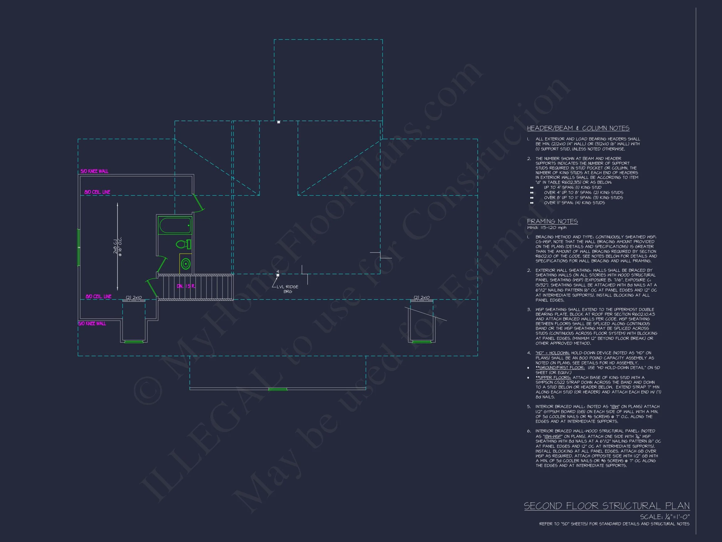 20-1786 HOUSE PLAN - Modern Farmhouse Home Plan - 3-Bed, 2.5-Bath, 2,400 SF 12 Modern Traditional house Plan with CAD Architectural Designs