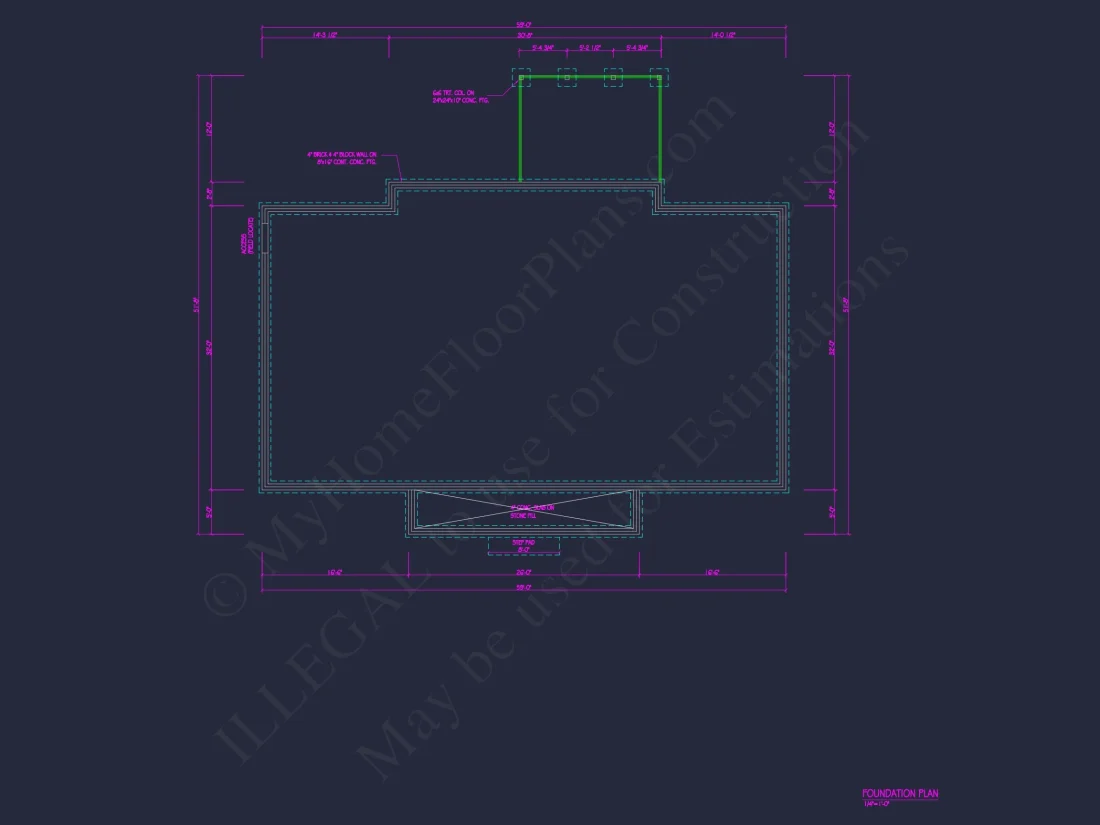 Modern Traditional house Plan with CAD Architectural Designs
