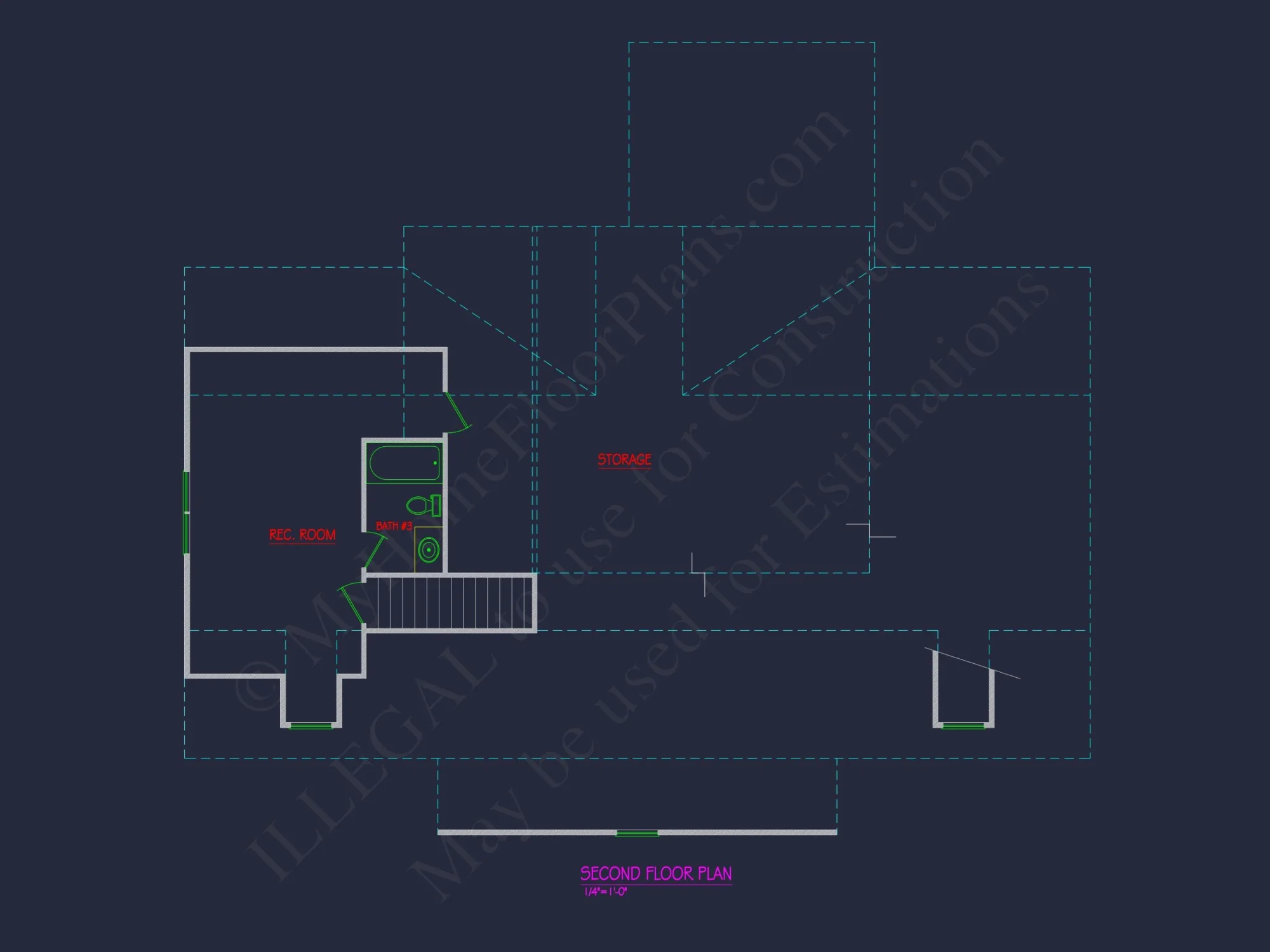 Modern Traditional house Plan with CAD Architectural Designs
