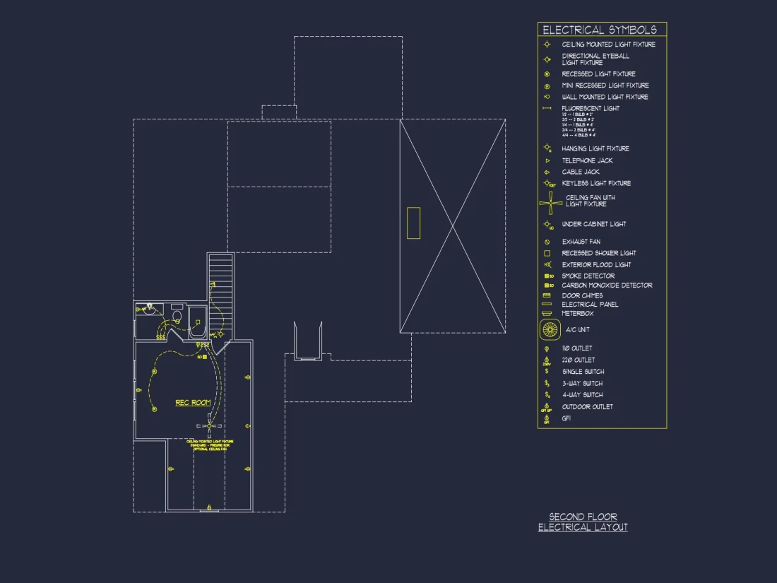 Beautiful house Floor Plan with CAD Designs & Blueprint