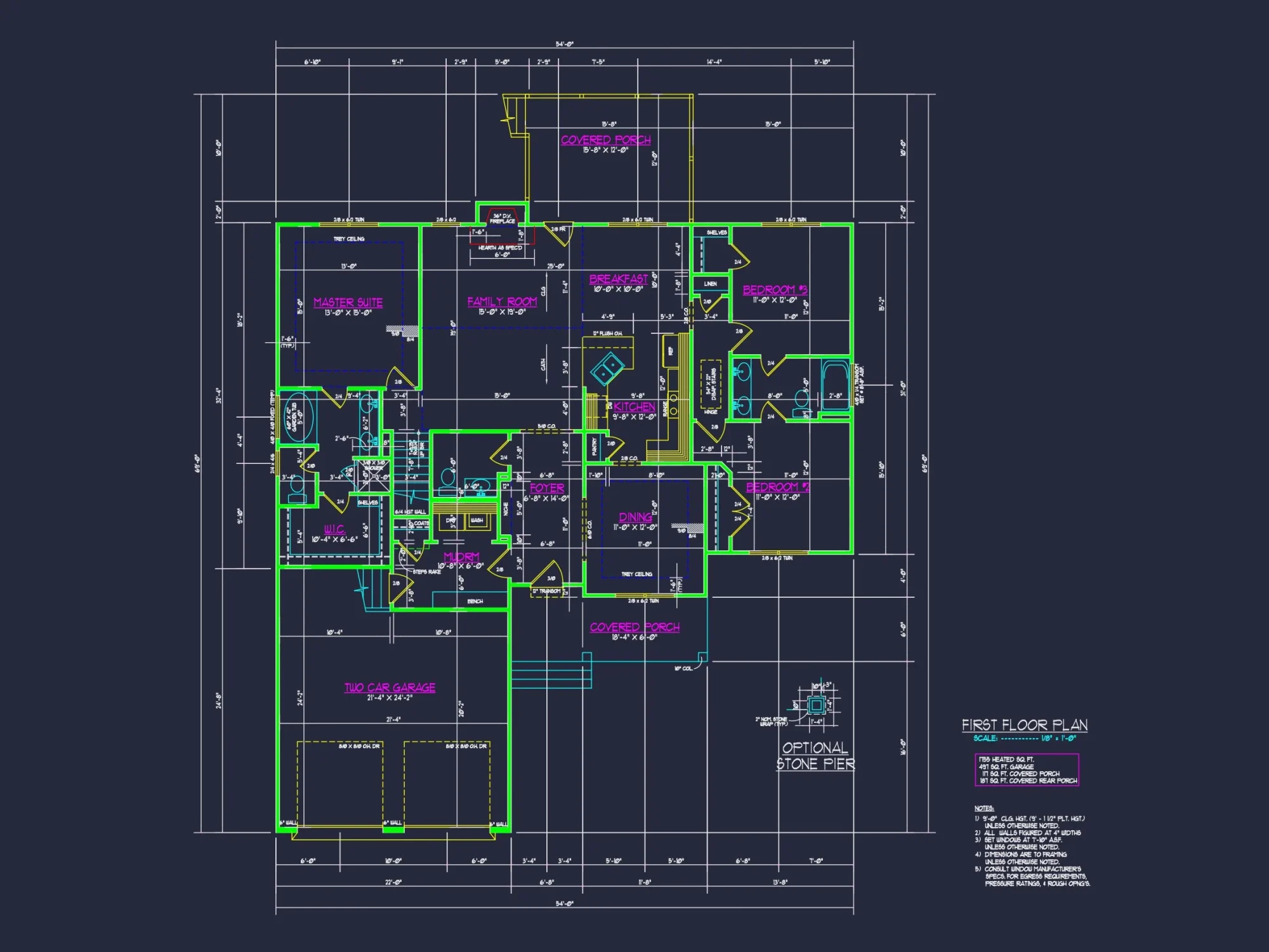 Beautiful house Floor Plan with CAD Designs & Blueprint