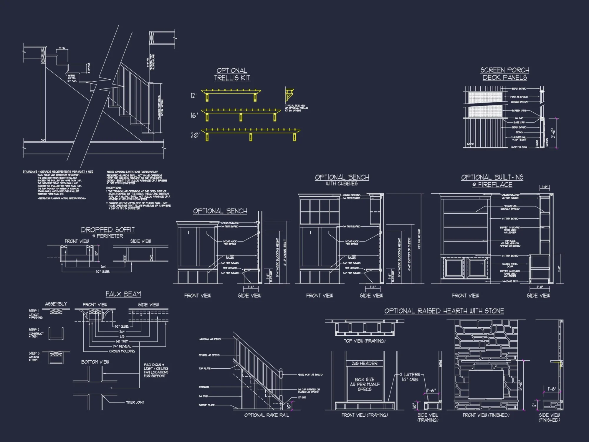 Beautiful house Floor Plan with CAD Designs & Blueprint