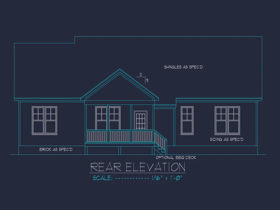 Beautiful house Floor Plan with CAD Designs & Blueprint