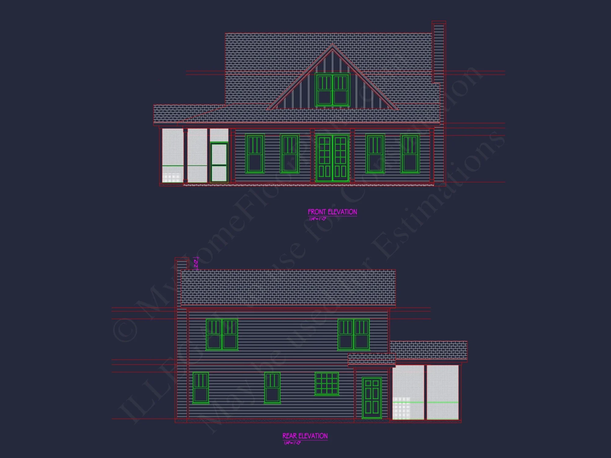 Ideal house plan designs with CAD architecture and blueprints.
